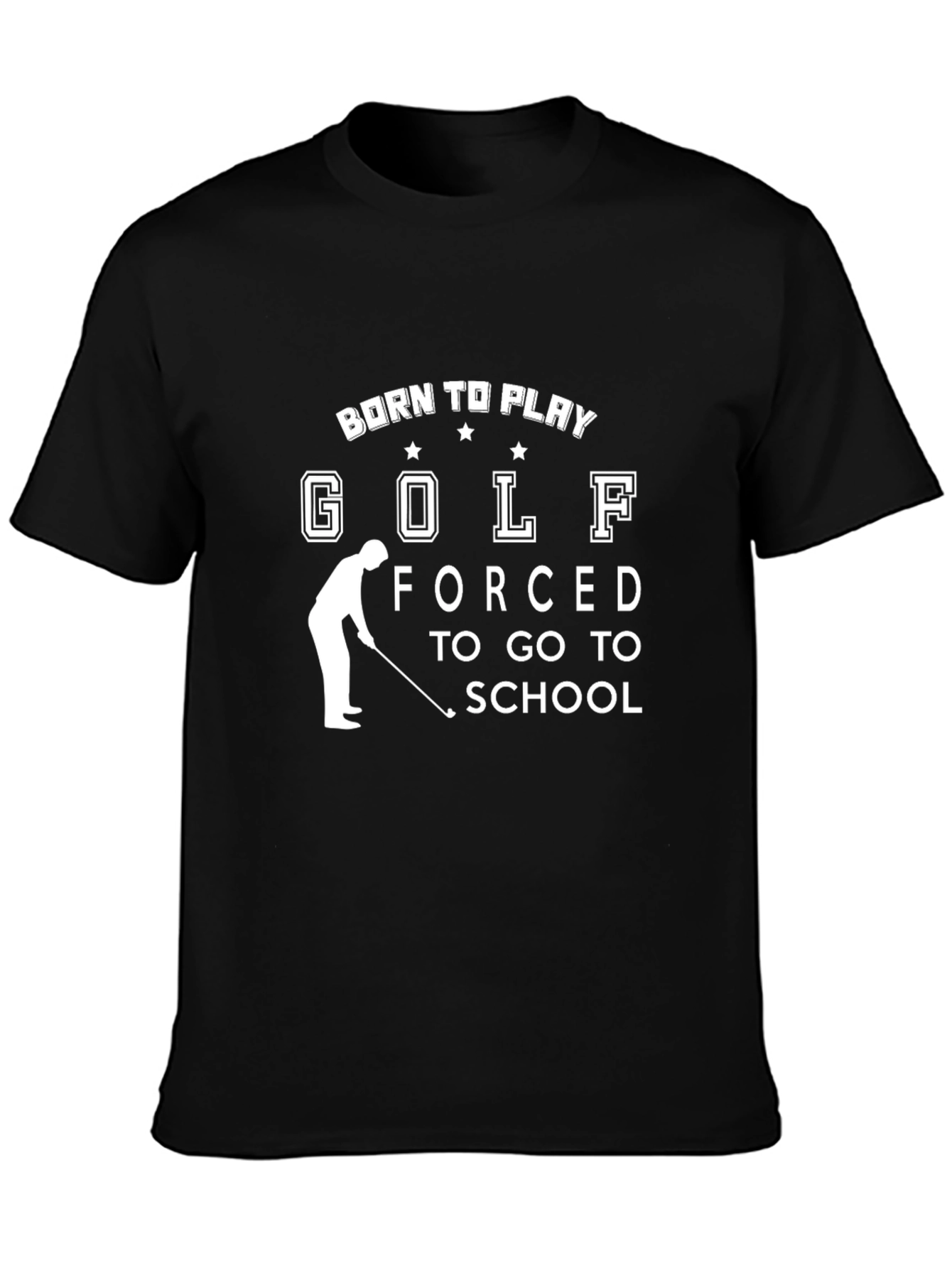 Born to Play Golf T-Shirt Funny Golfing Tee