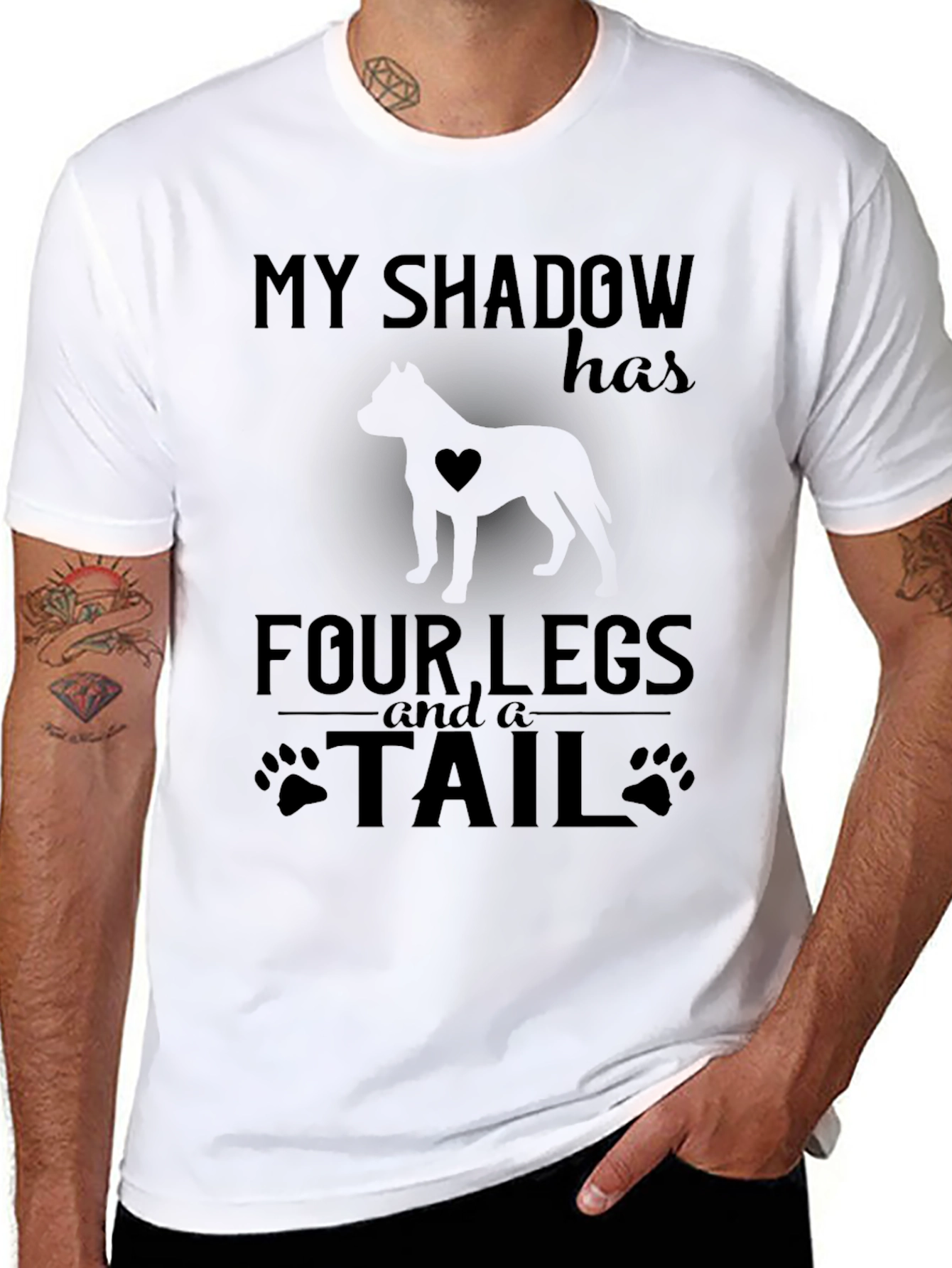 My Shadow Has Four Legs and a Tail T-Shirt