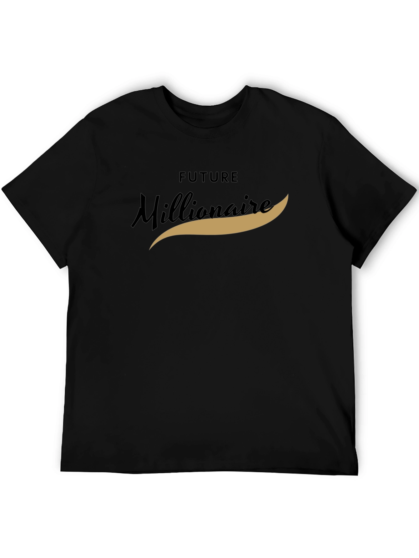 Future Millionaire Graphic Tee - Black