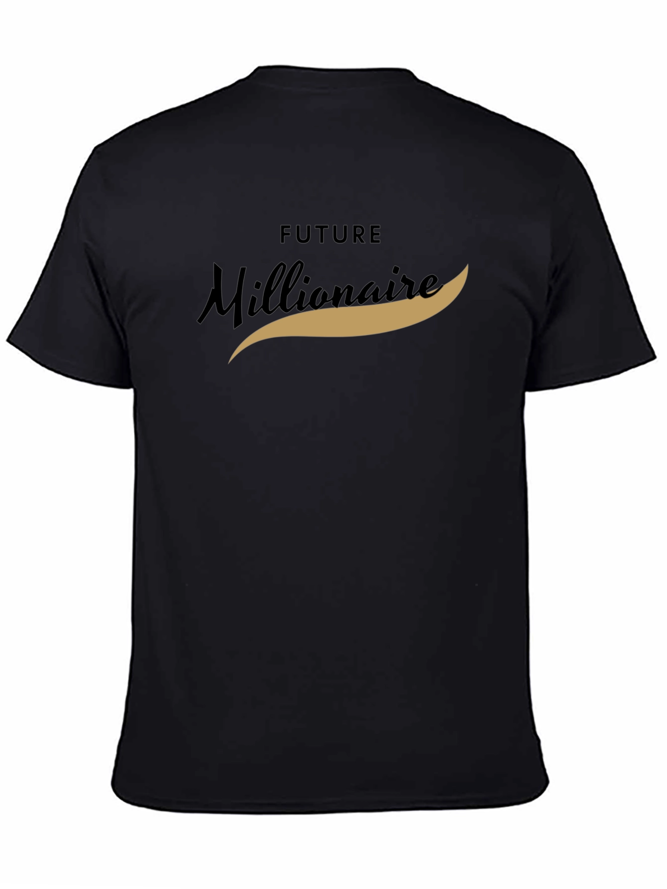 Future Millionaire Graphic Tee - Black