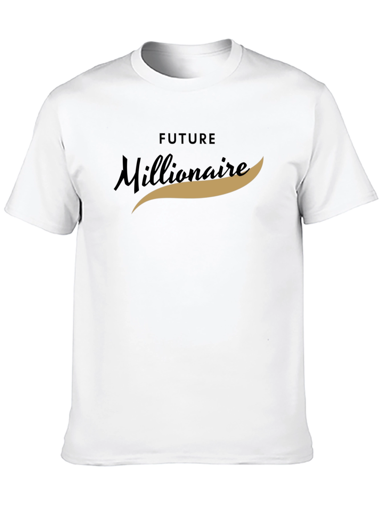Future Millionaire Graphic Tee - Black