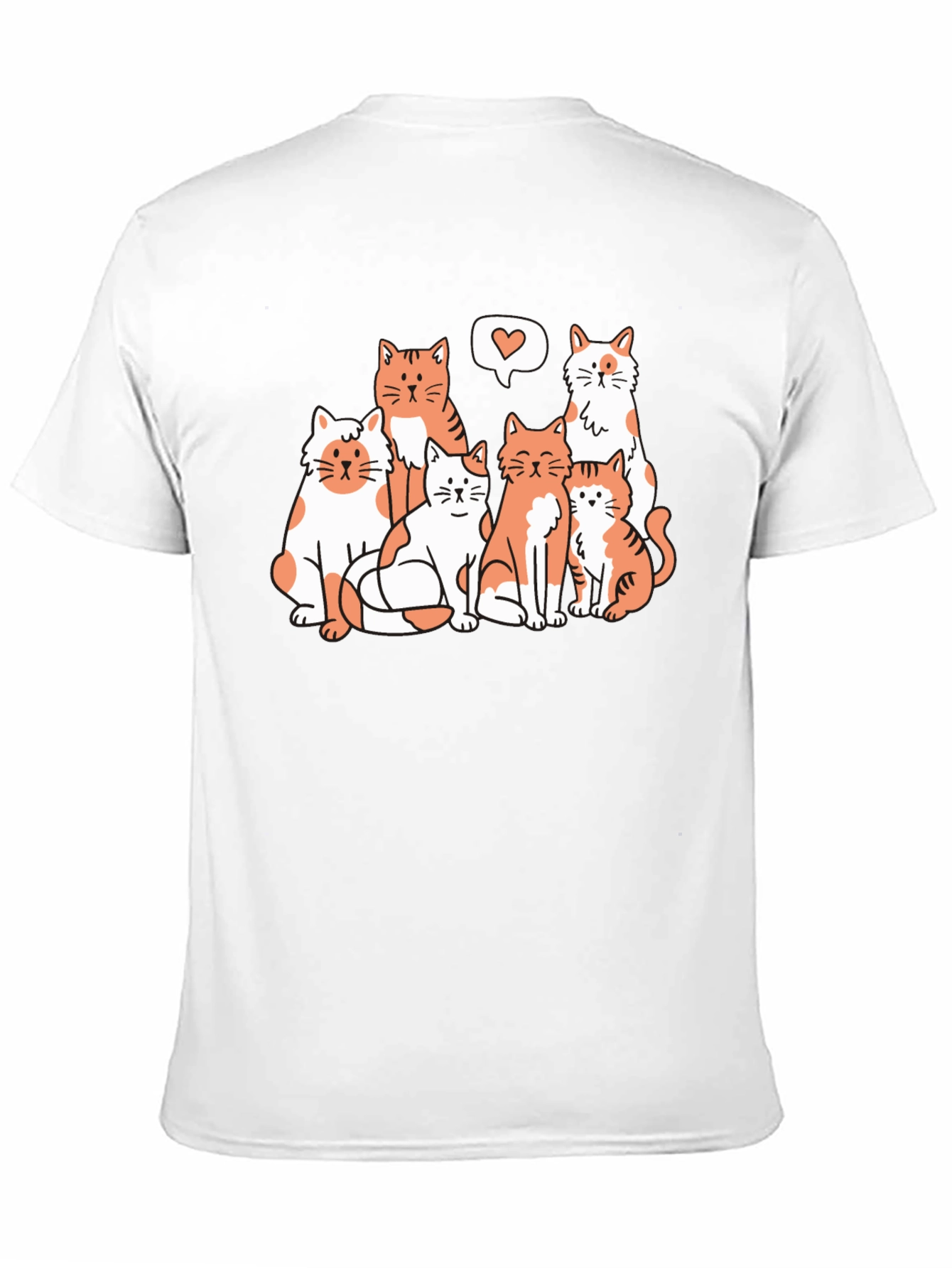 Cats Love Graphic Tee - Unisex T-Shirt