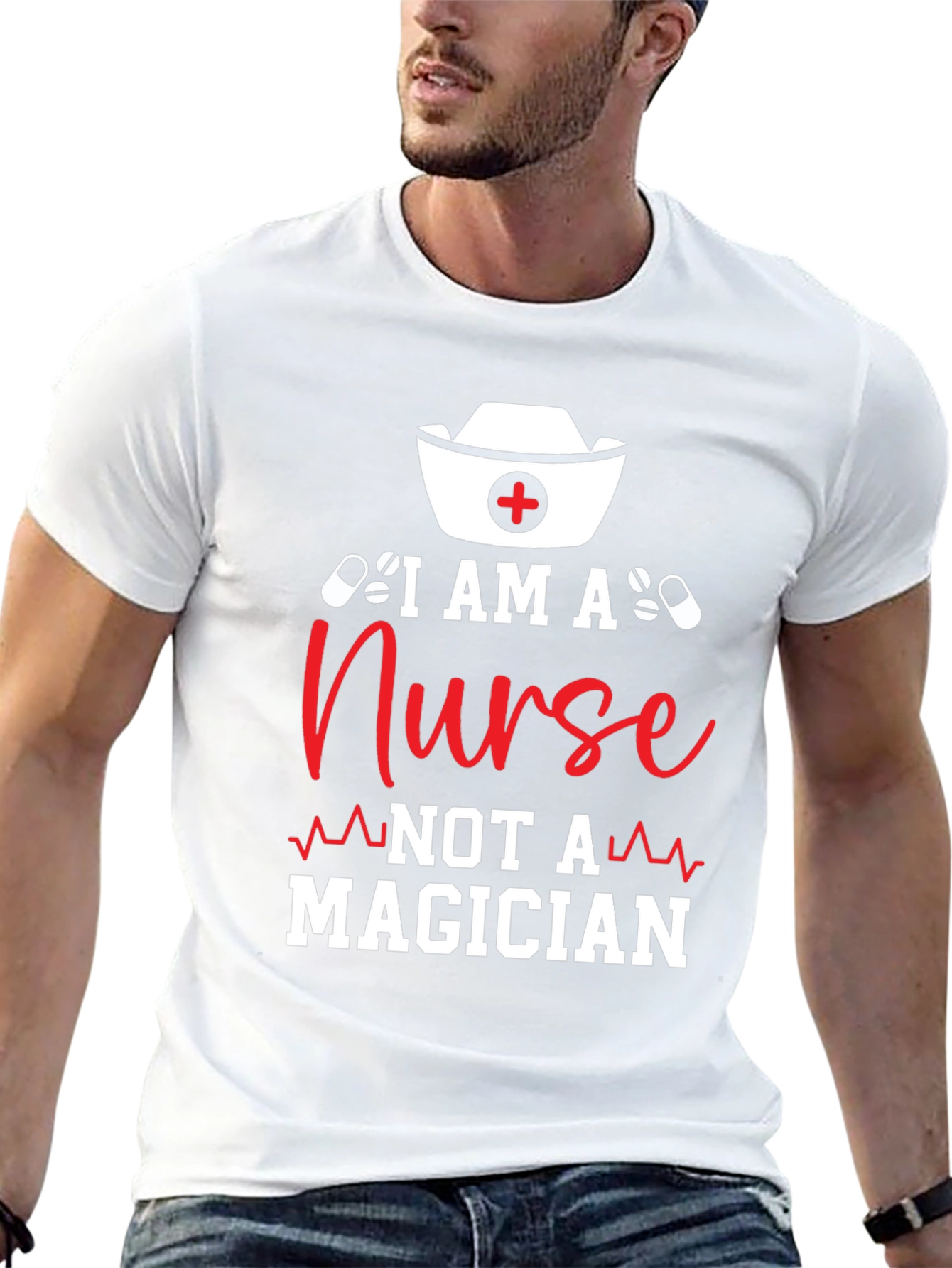 Nurse T-Shirt: I am a Nurse Not a Magician