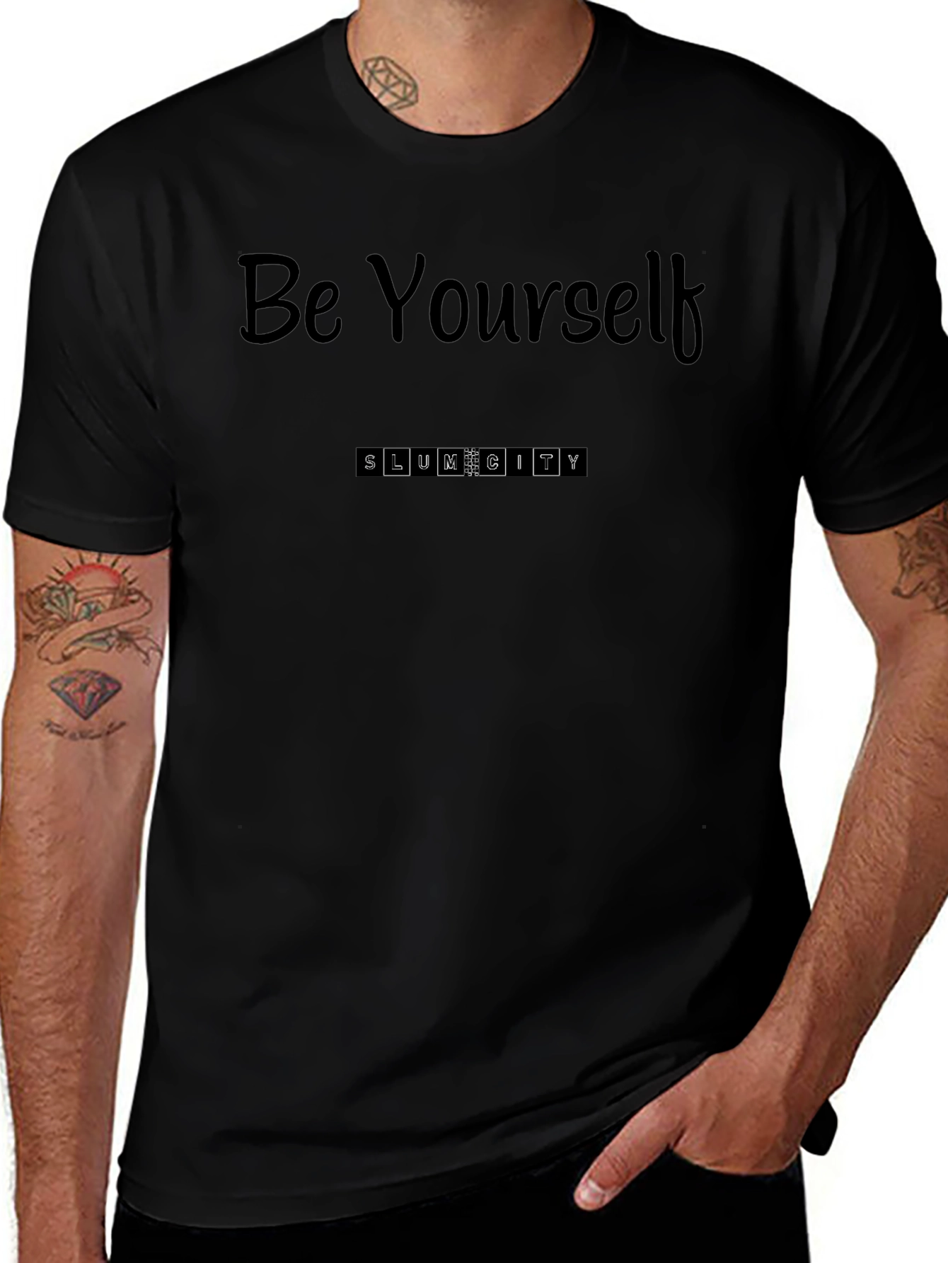 Be Yourself T-Shirt - Slum City Graphic Tee