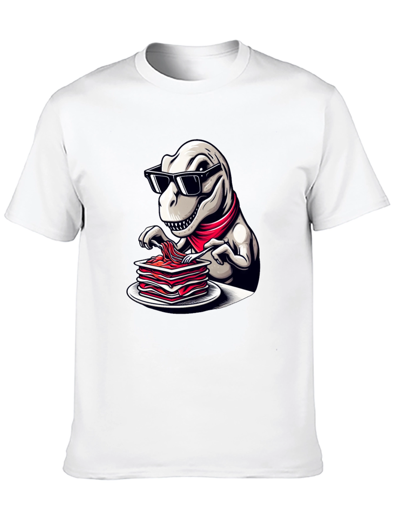 Cool Dino Lasagna Graphic Tee