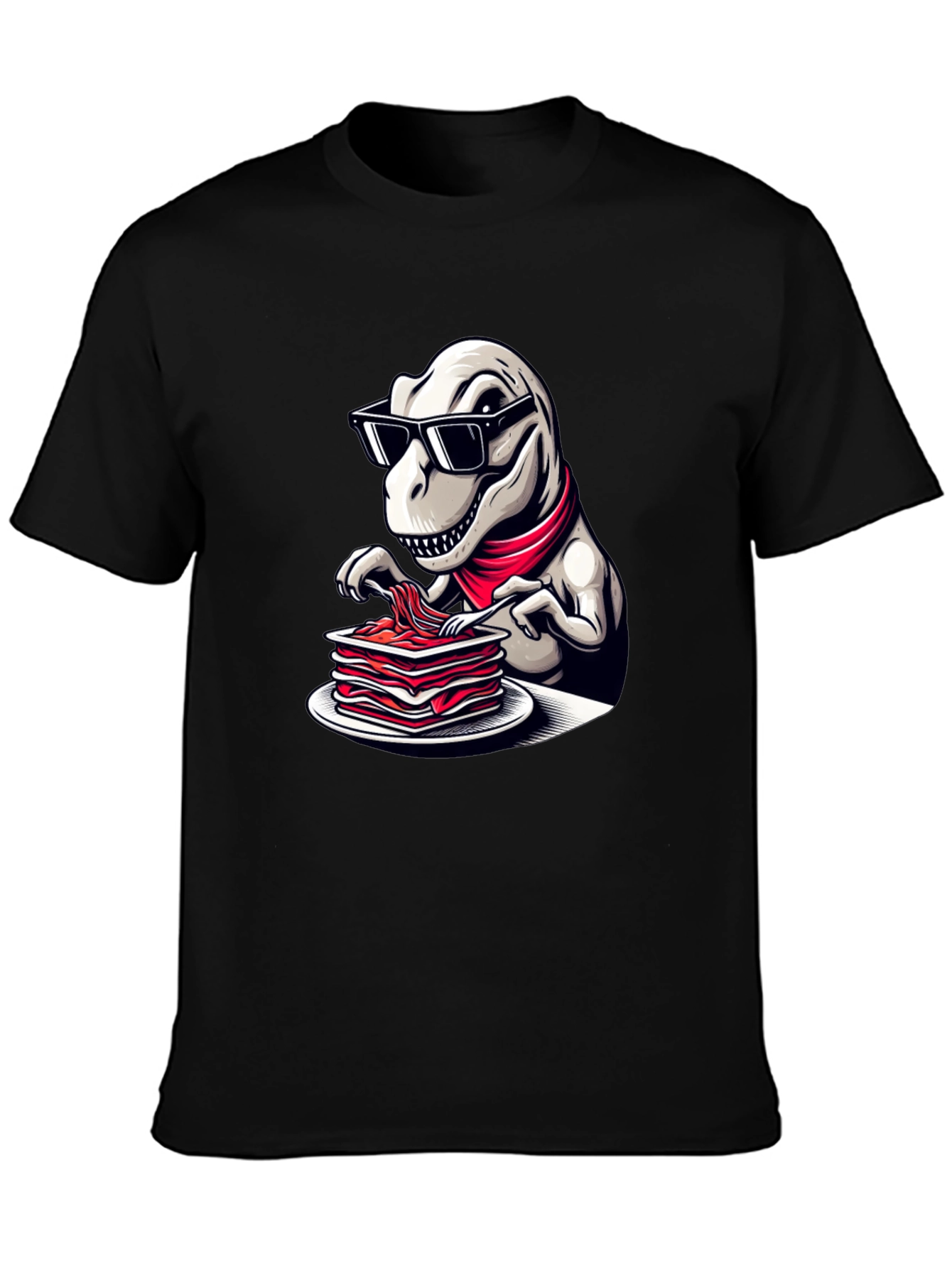 Cool Dino Lasagna Graphic Tee