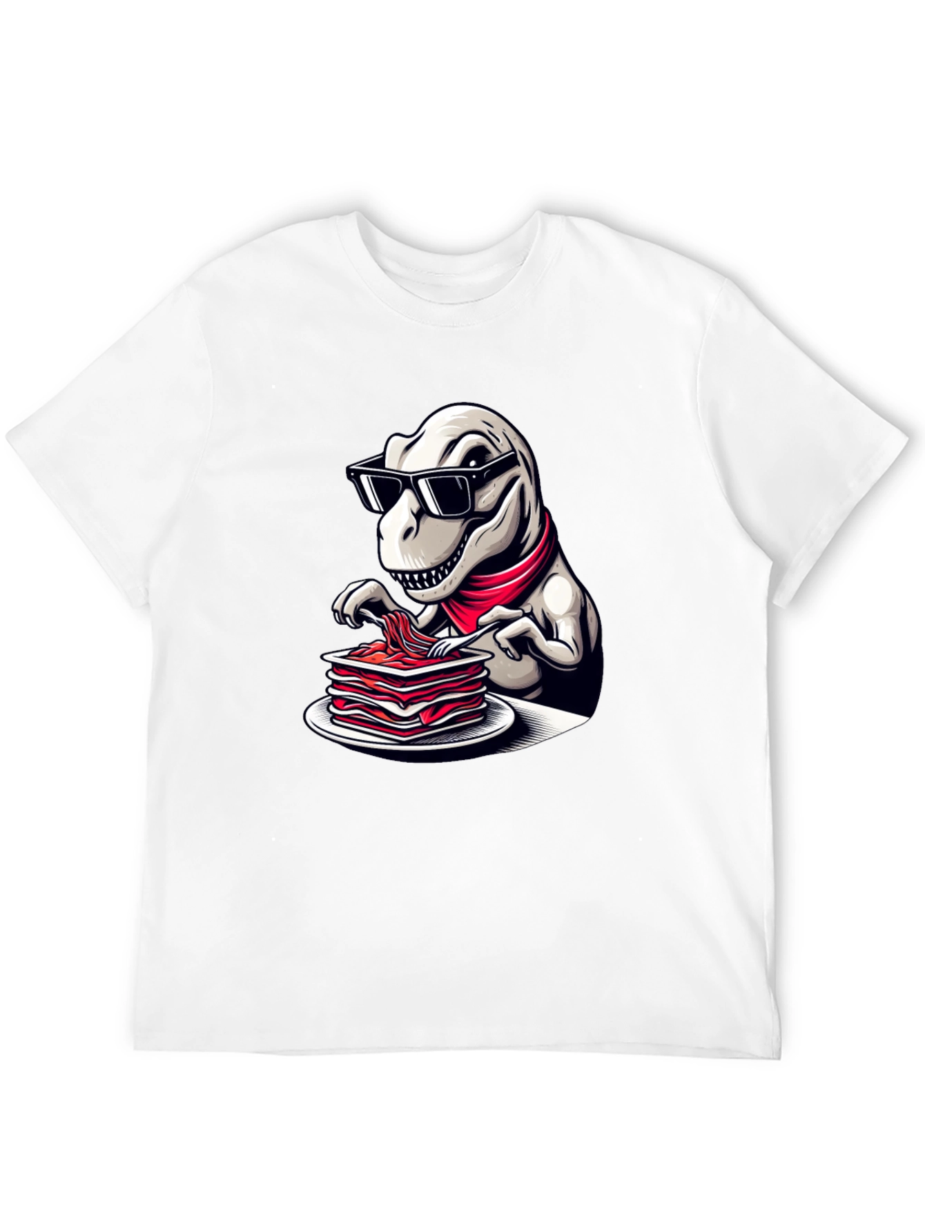 Cool Dino Lasagna Graphic Tee