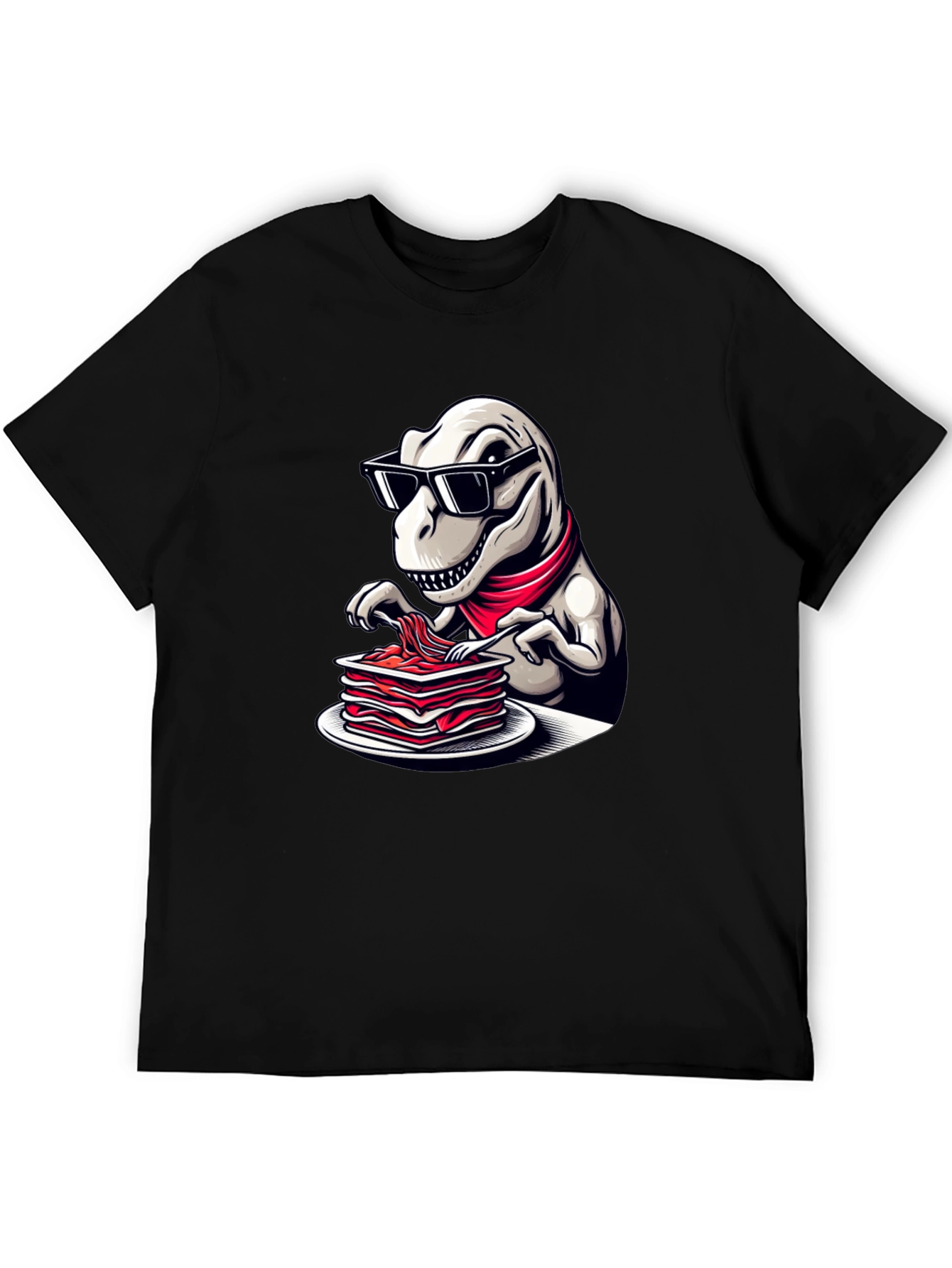 Cool Dino Lasagna Graphic Tee