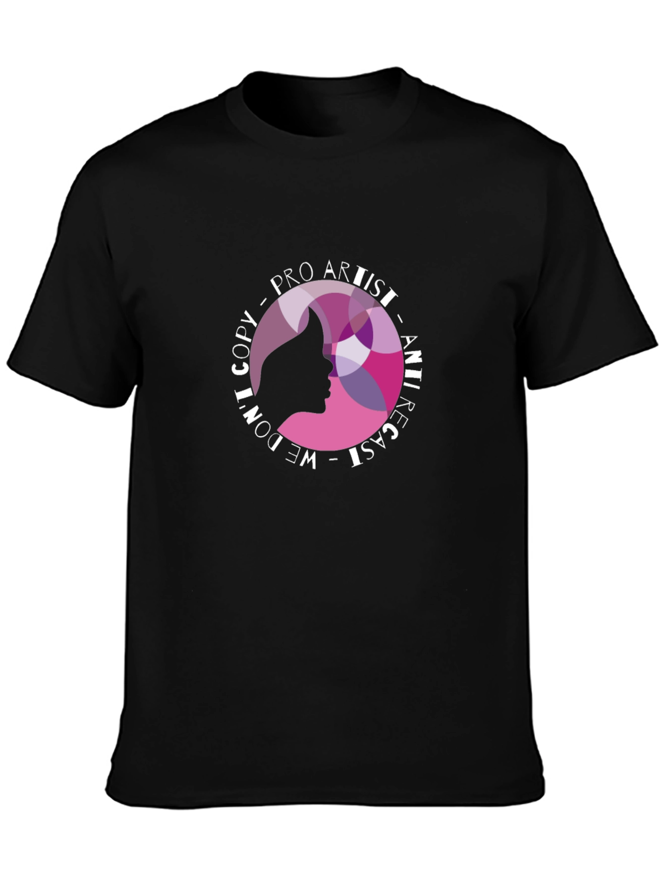 Pro Artist Anti Recast Black T-Shirt