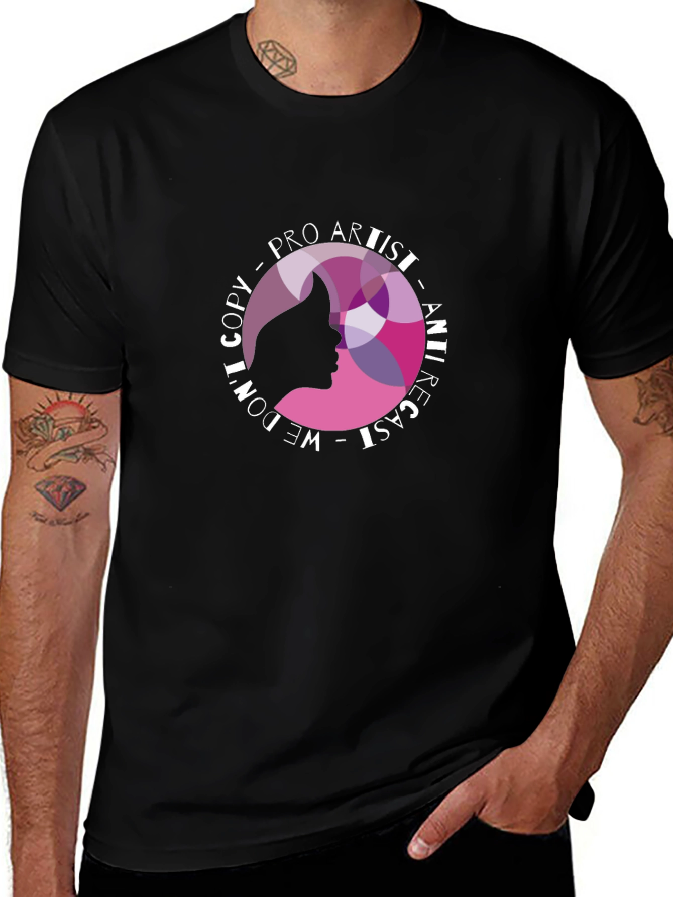 Pro Artist Anti Recast Black T-Shirt