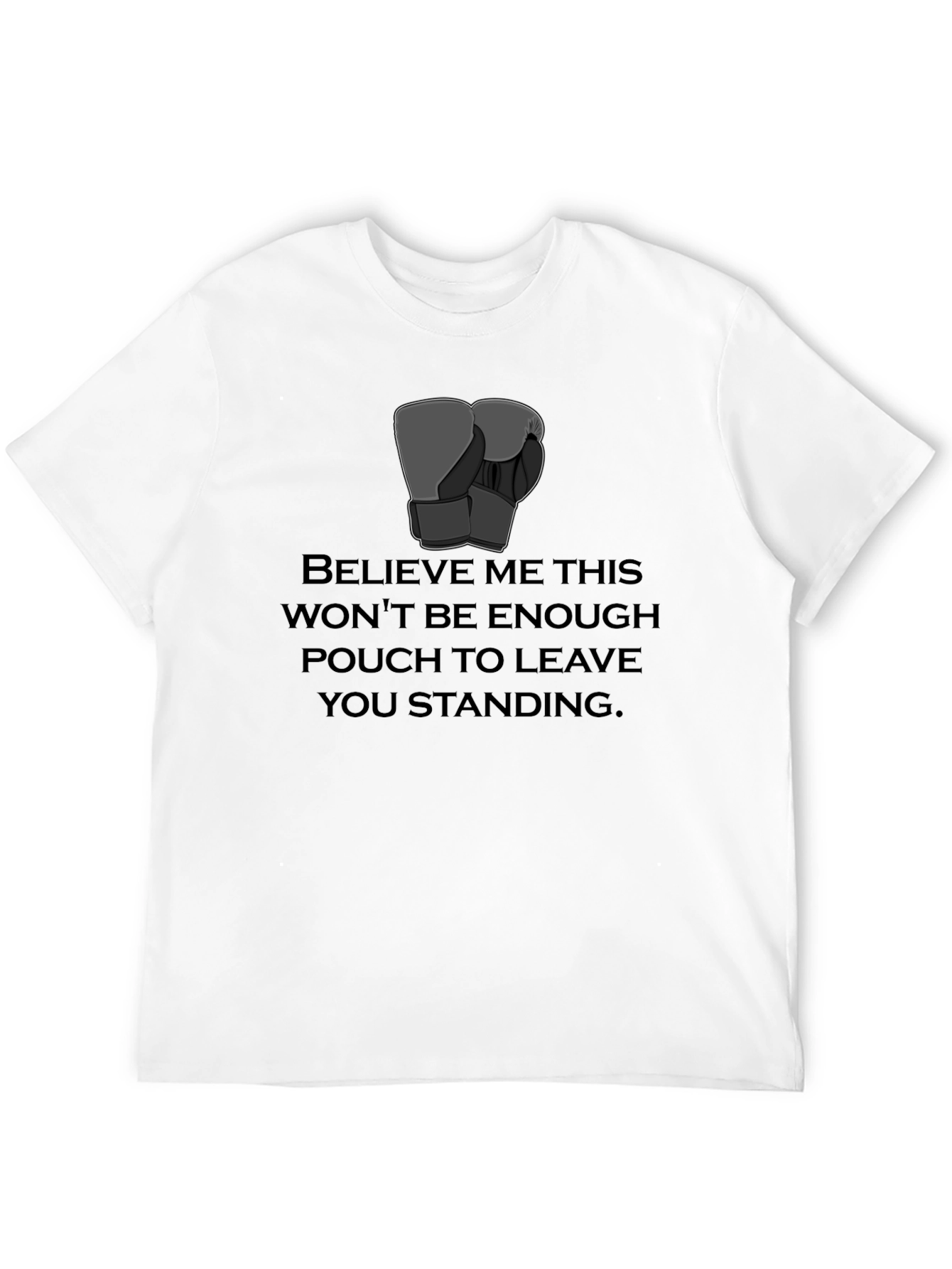 Boxing Gloves Graphic T-Shirt - Knockout Punch Humor