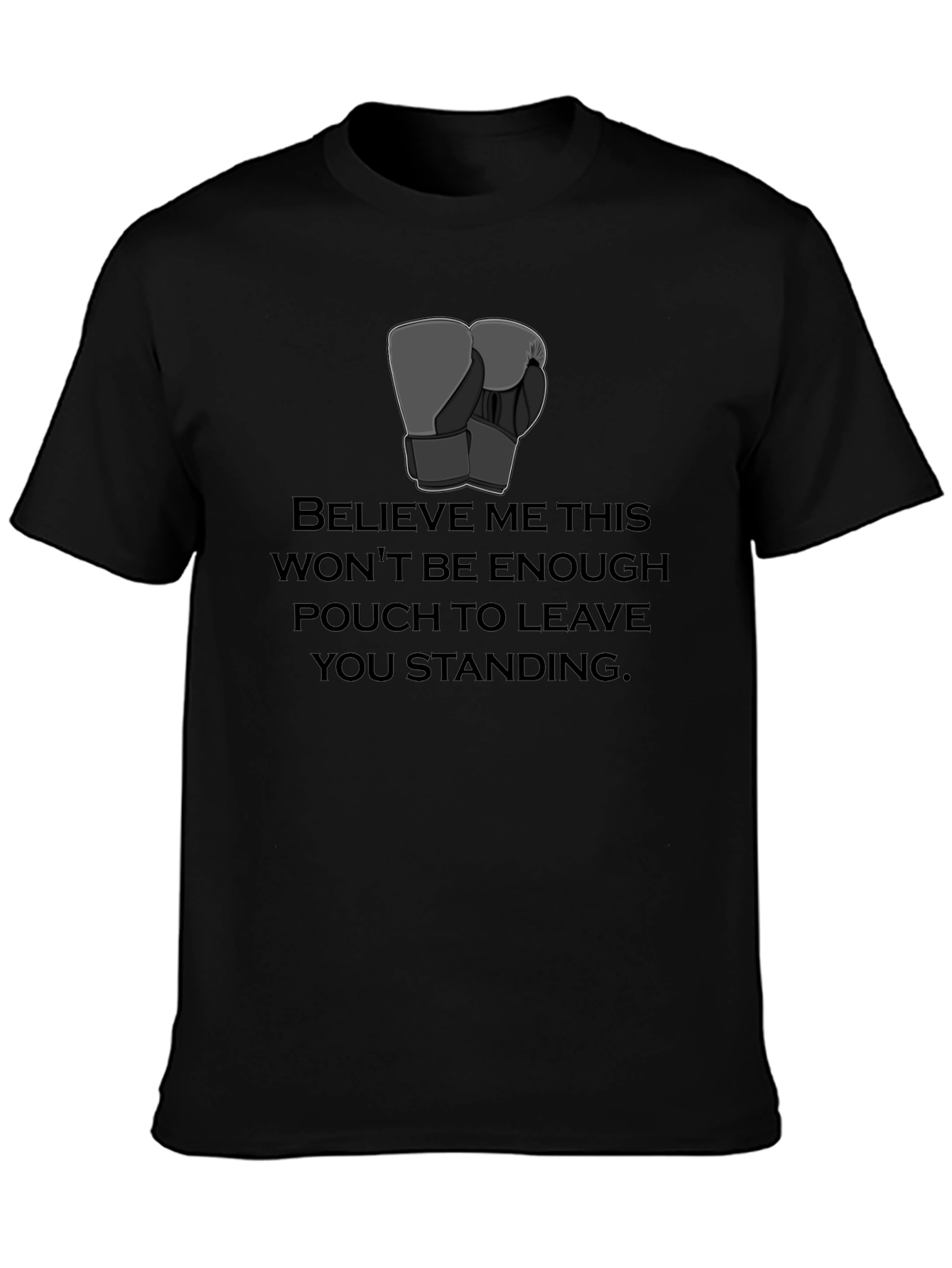 Boxing Gloves Graphic T-Shirt - Knockout Punch Humor