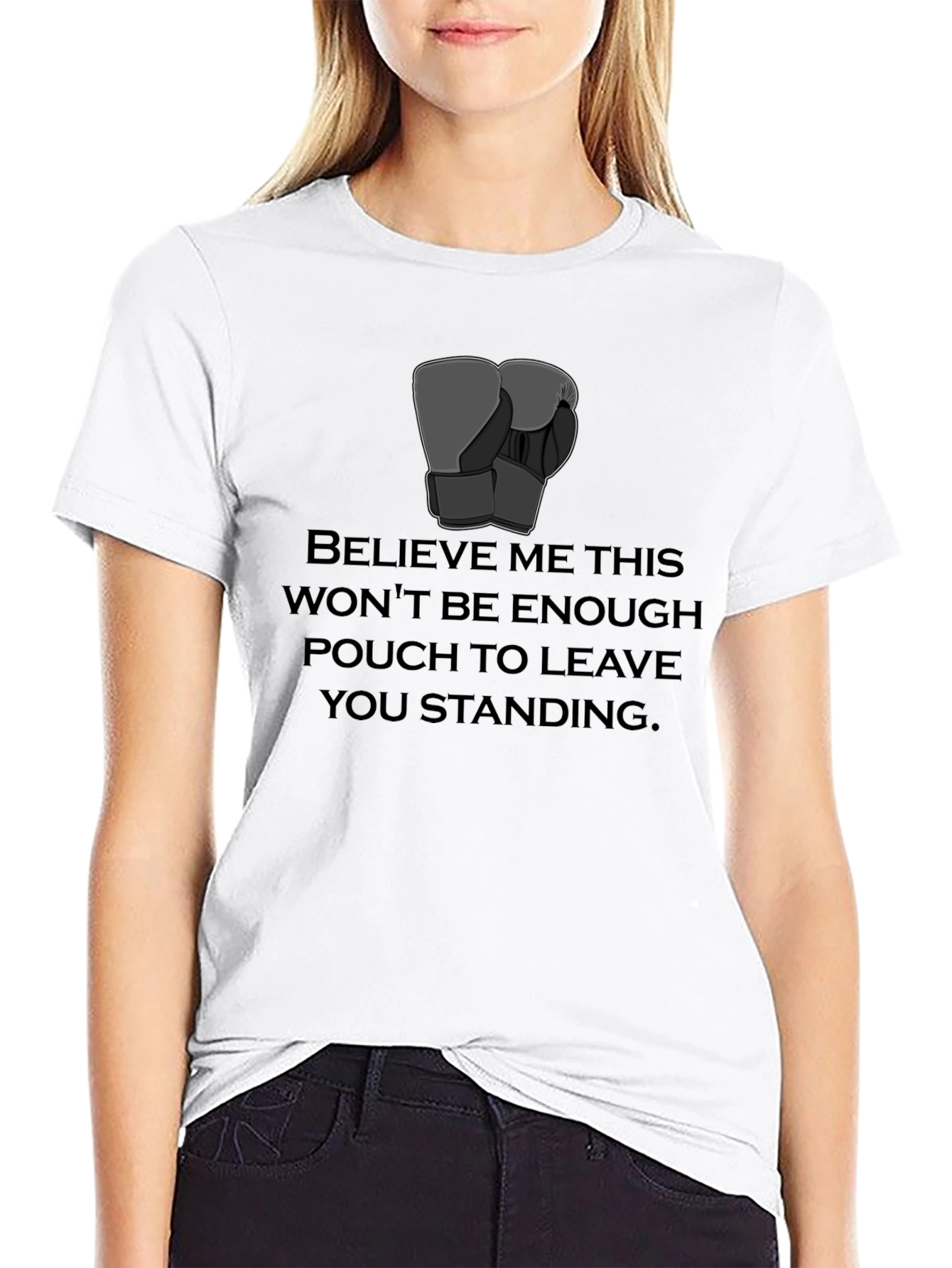 Boxing Gloves Graphic T-Shirt - Knockout Punch Humor