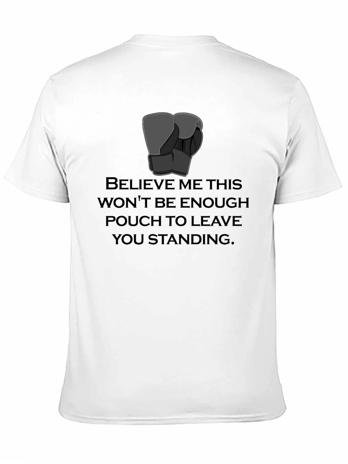 Boxing Gloves Graphic T-Shirt - Knockout Punch Humor