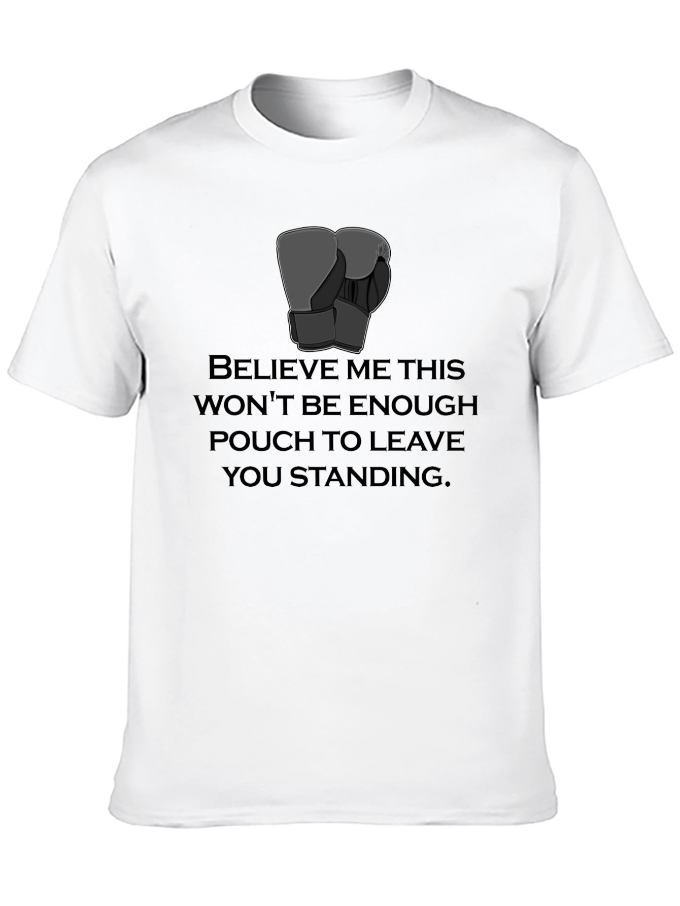 Boxing Gloves Graphic T-Shirt - Knockout Punch Humor
