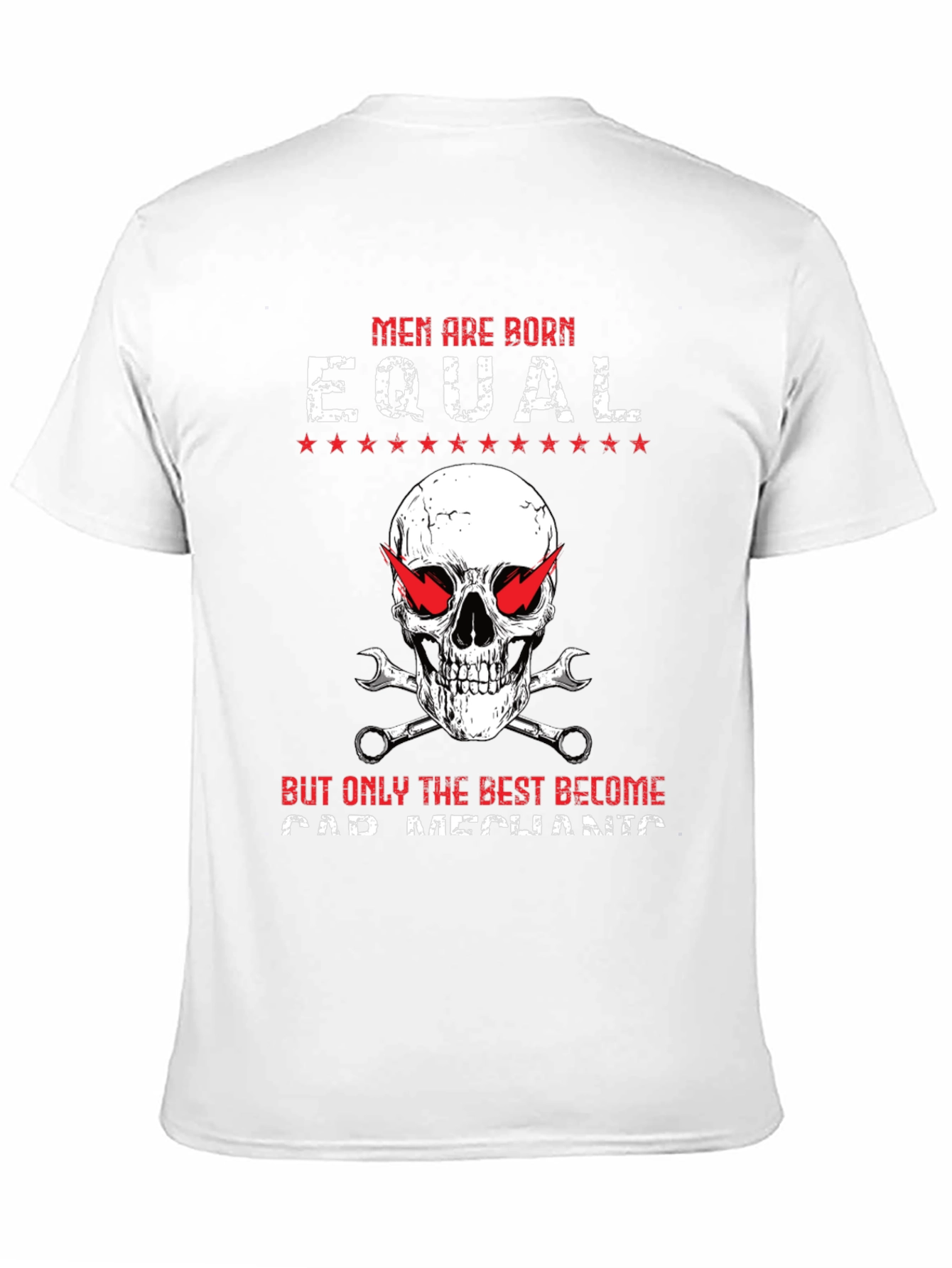 Car Mechanic Skull T-Shirt