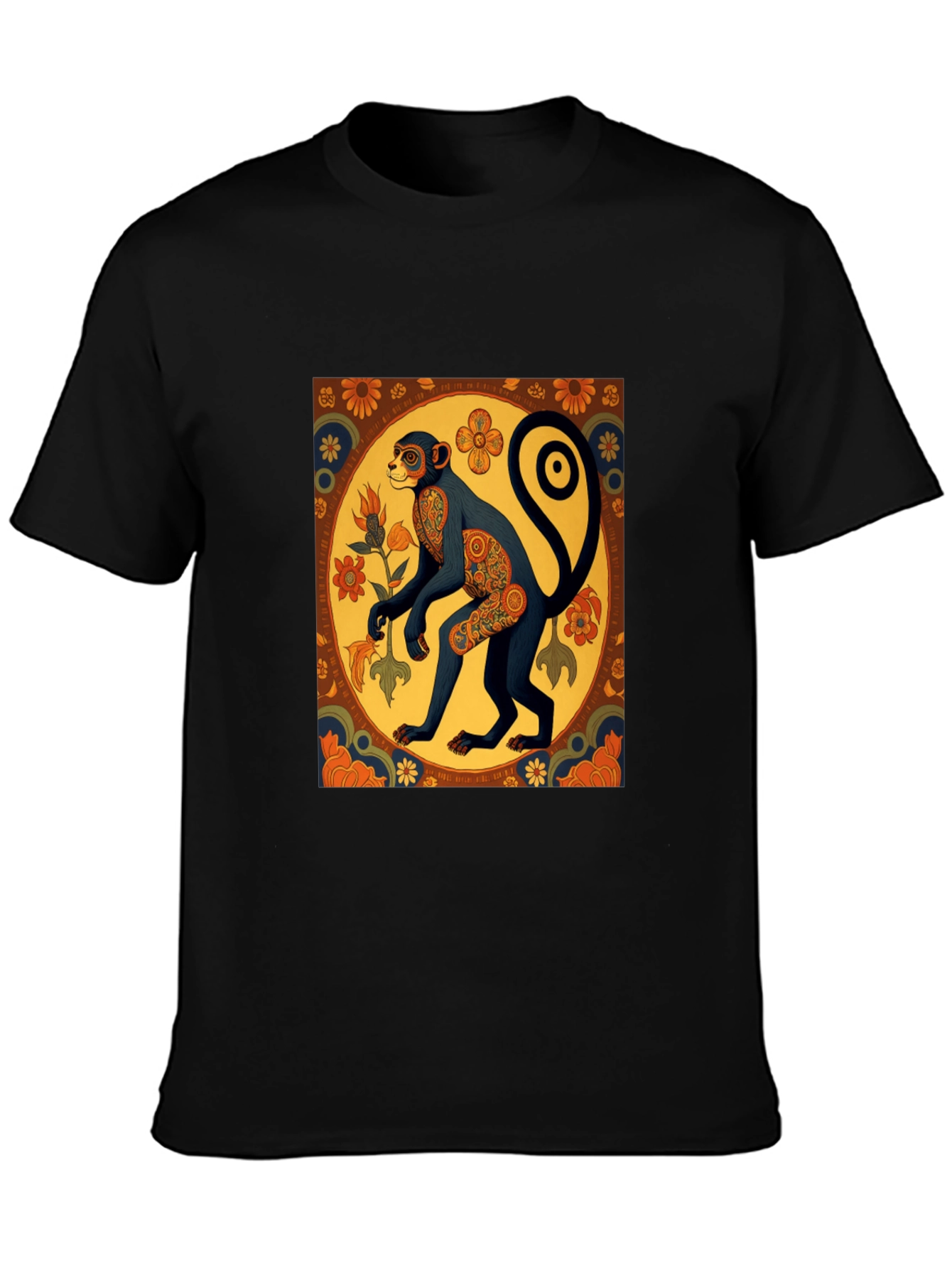 Retro Monkey Art Graphic Tee