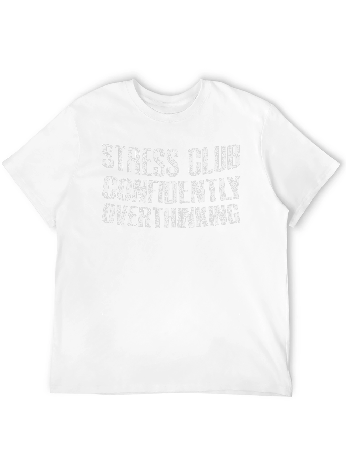 Stress Club Confidently Overthinking Tee