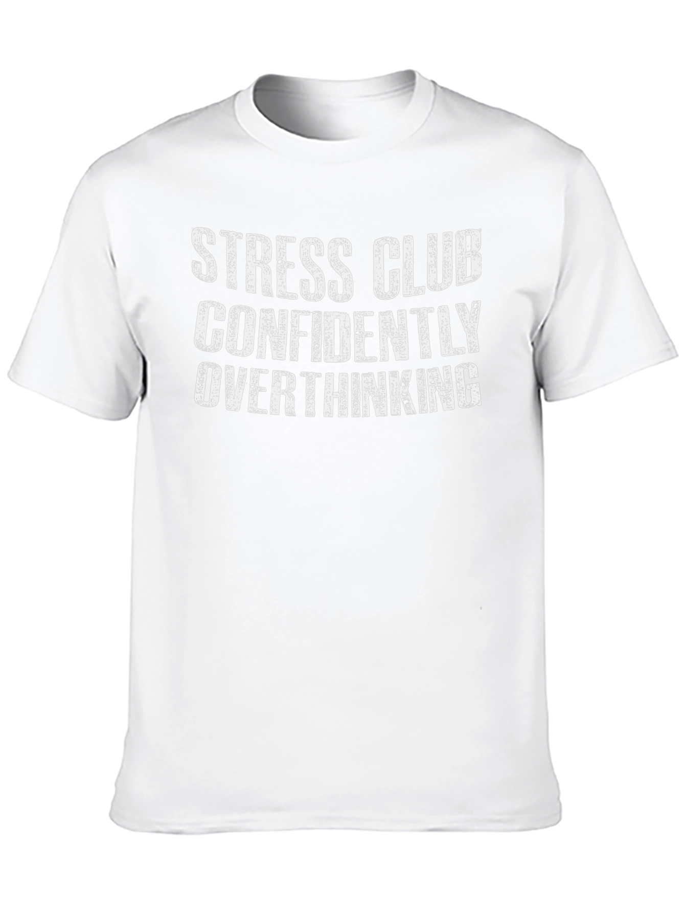 Stress Club Confidently Overthinking Tee