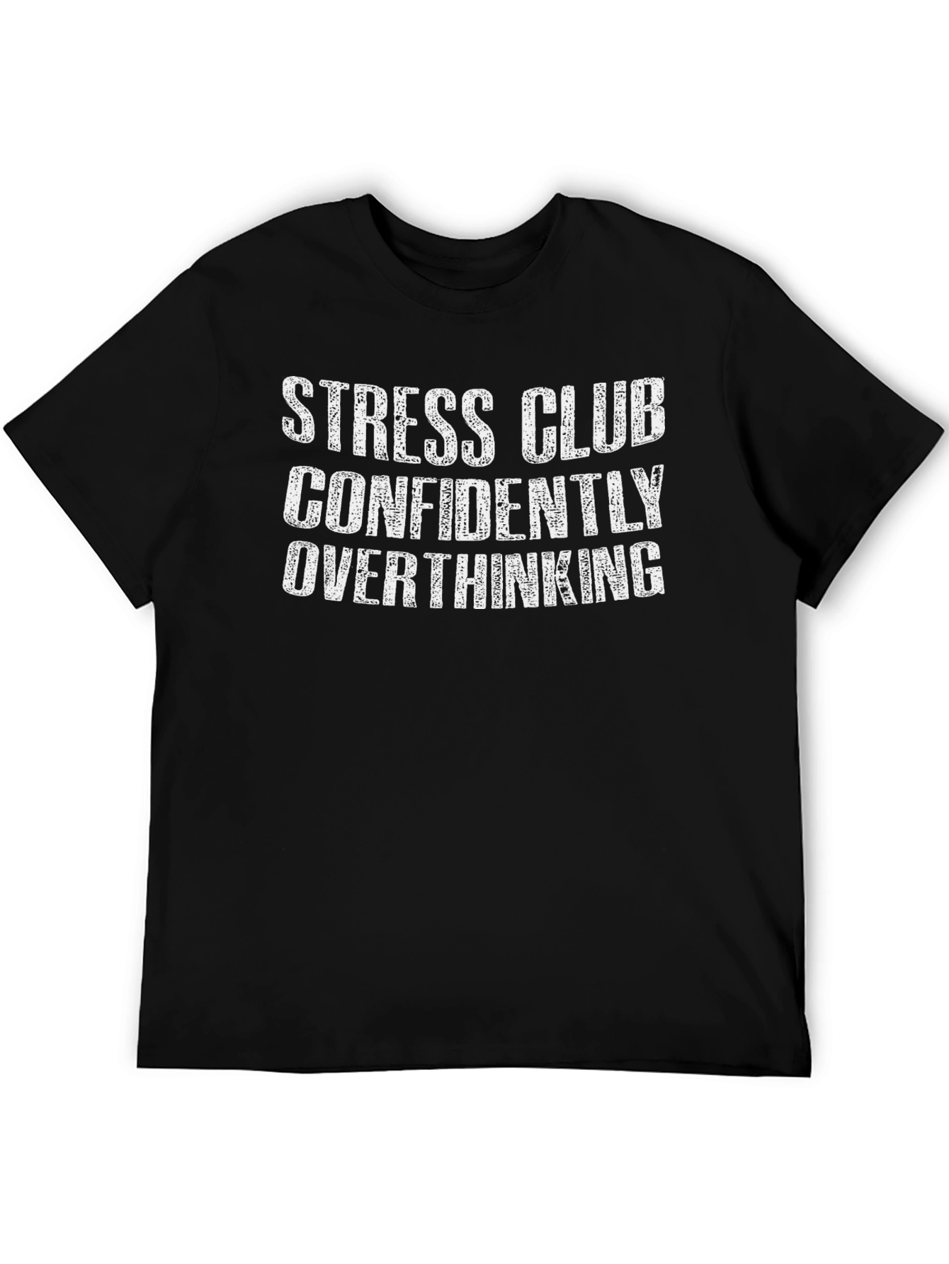 Stress Club Confidently Overthinking Tee
