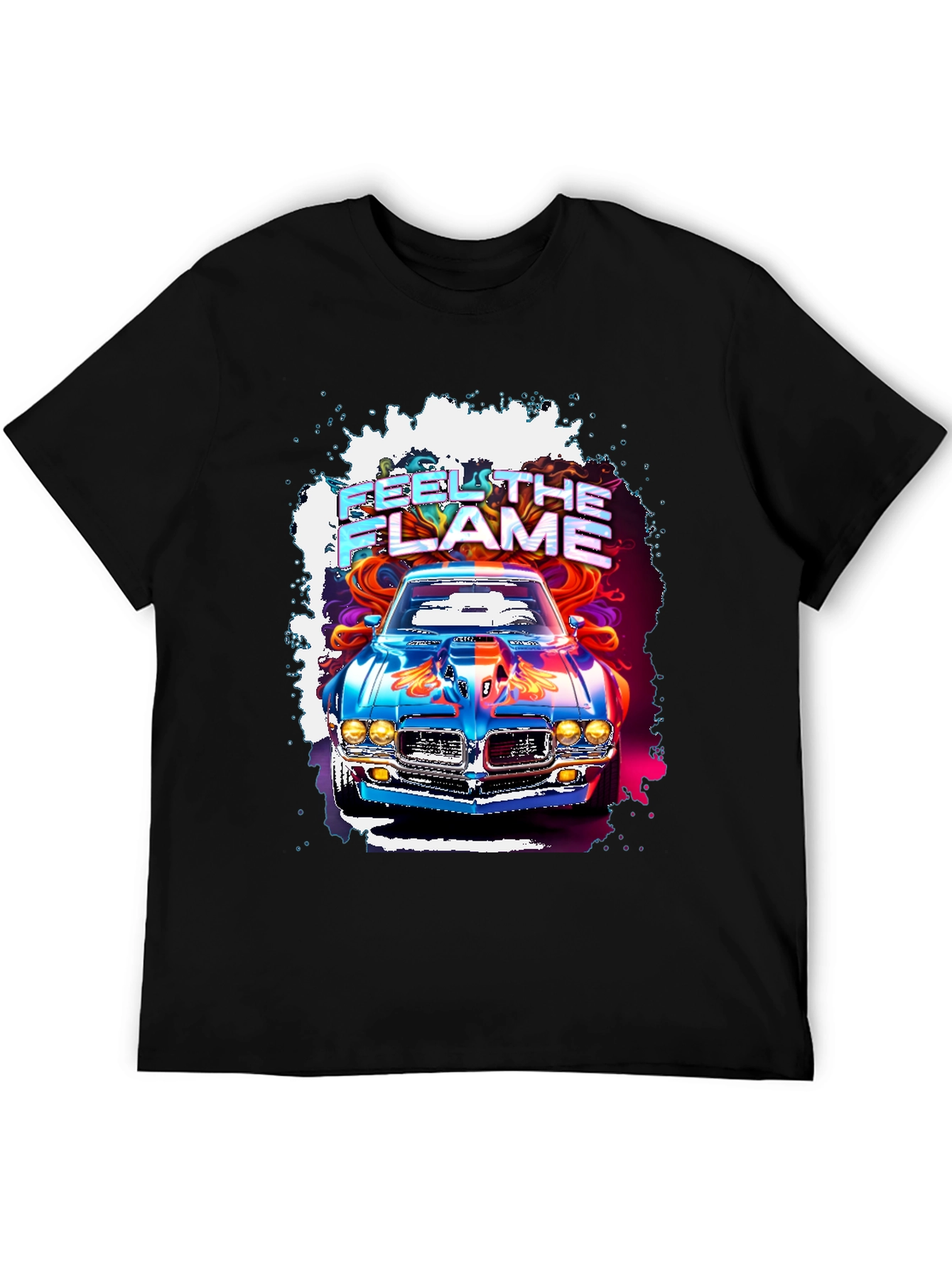 Feel The Flame Car Graphic T-Shirt