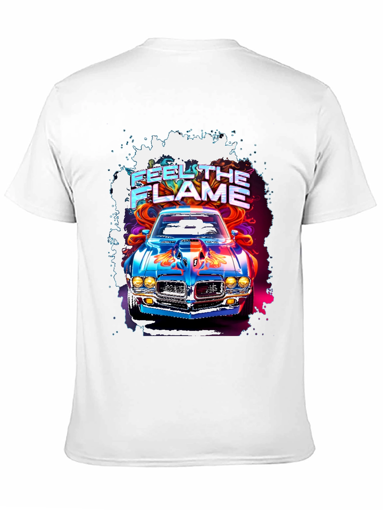 Feel The Flame Car Graphic T-Shirt
