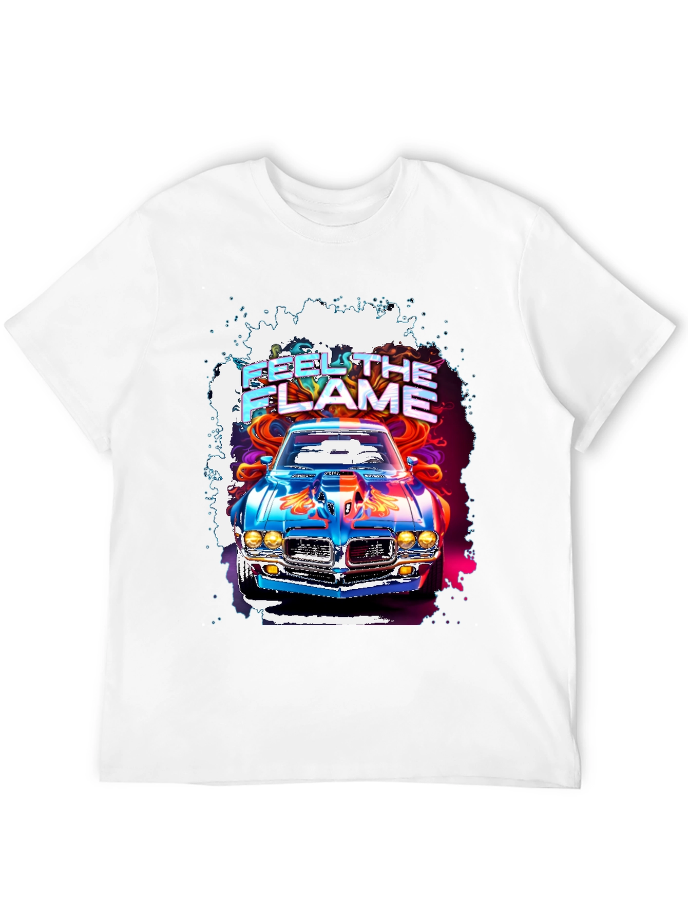 Feel The Flame Car Graphic T-Shirt