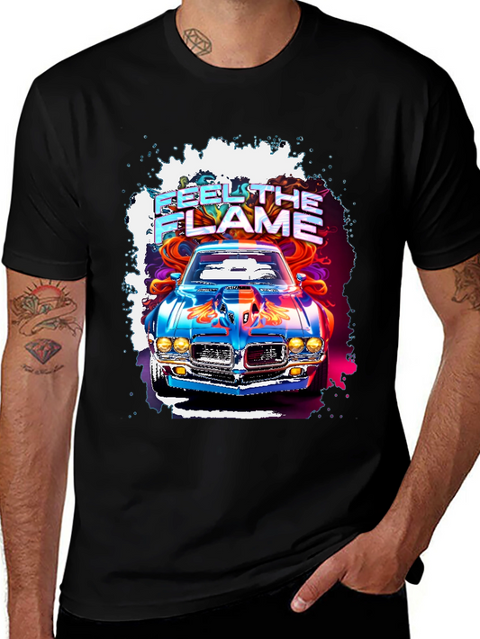Feel The Flame Car Graphic T-Shirt