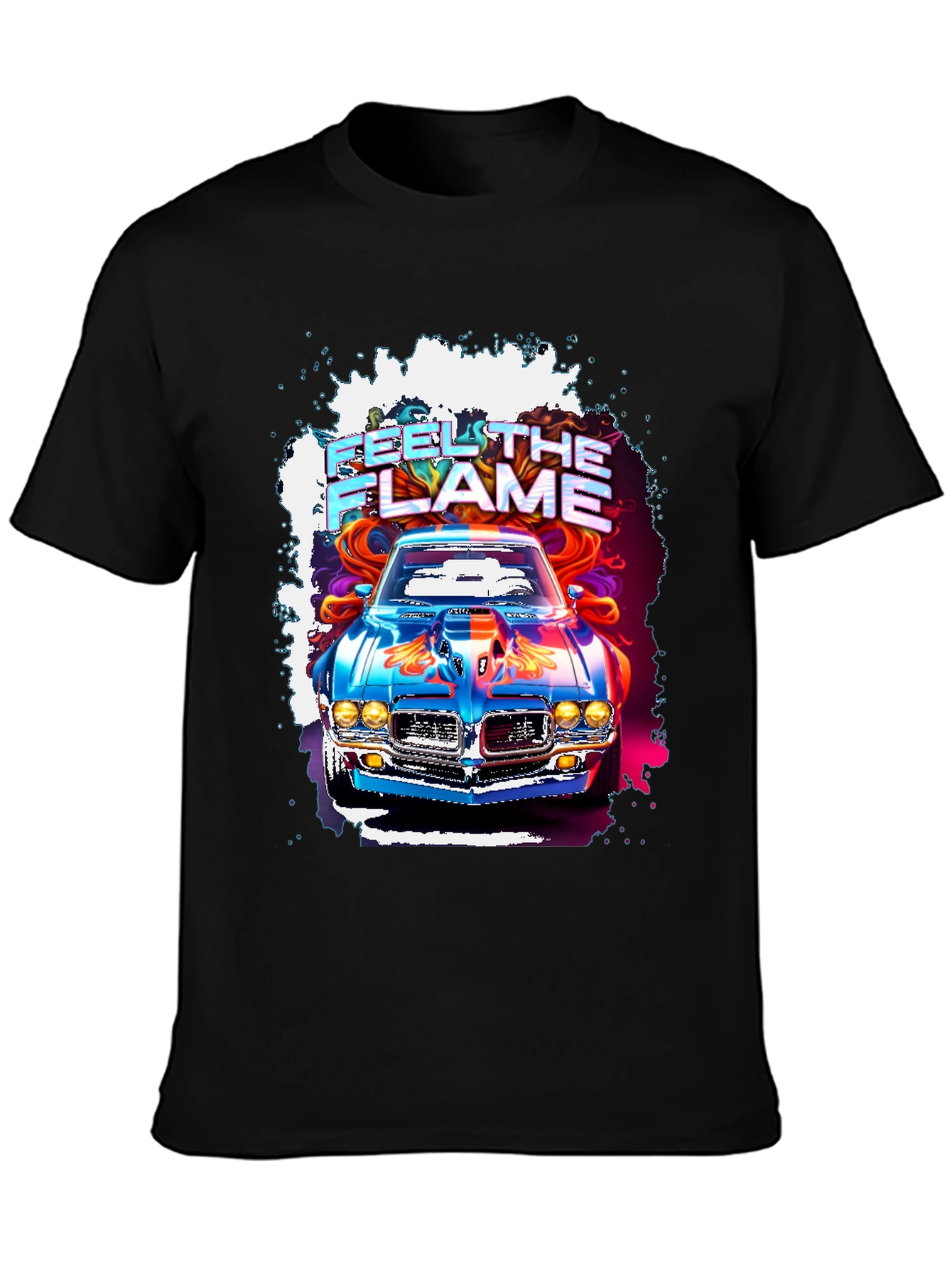 Feel The Flame Car Graphic T-Shirt