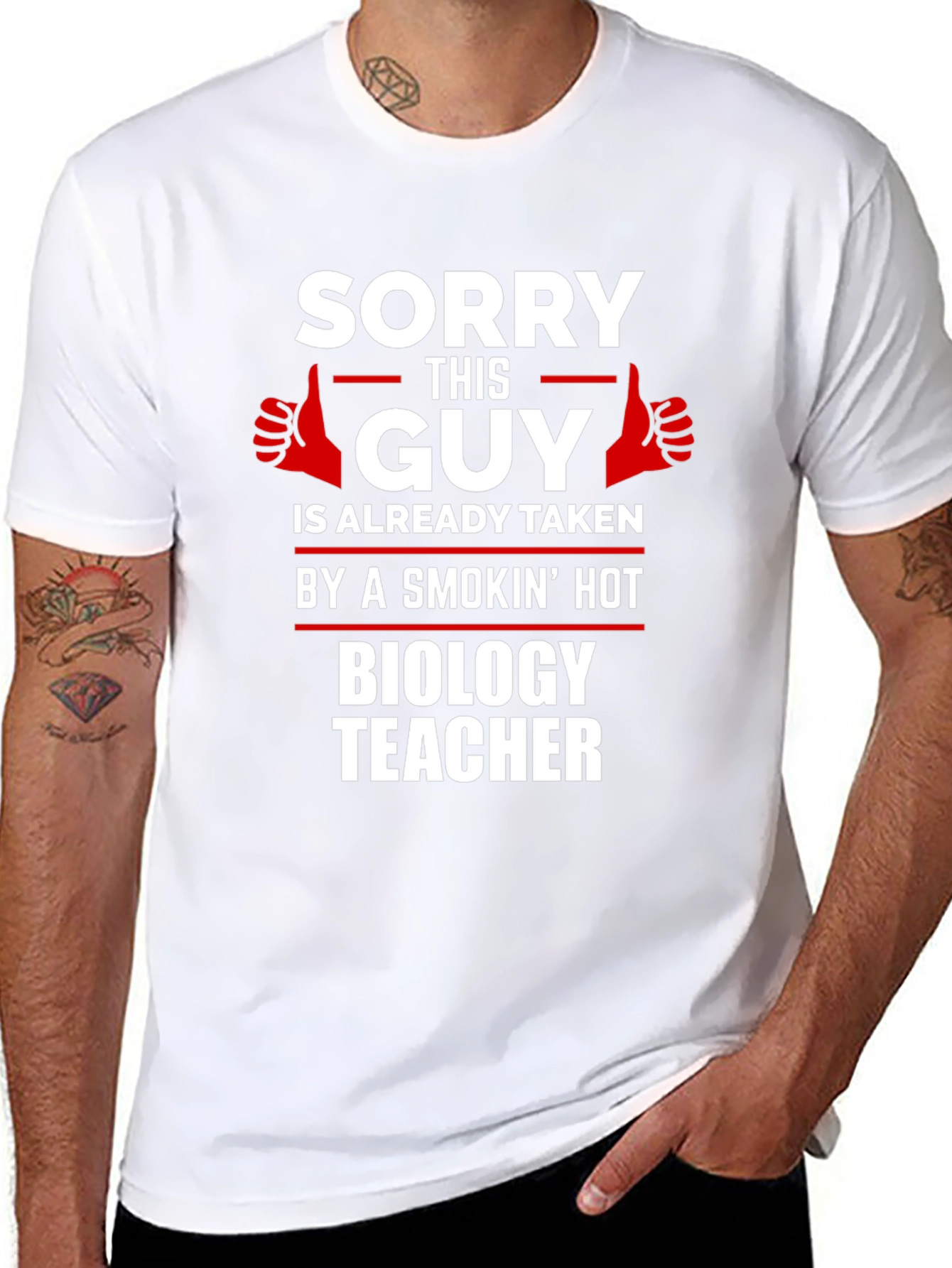 Funny Taken by Biology Teacher Graphic T-Shirt