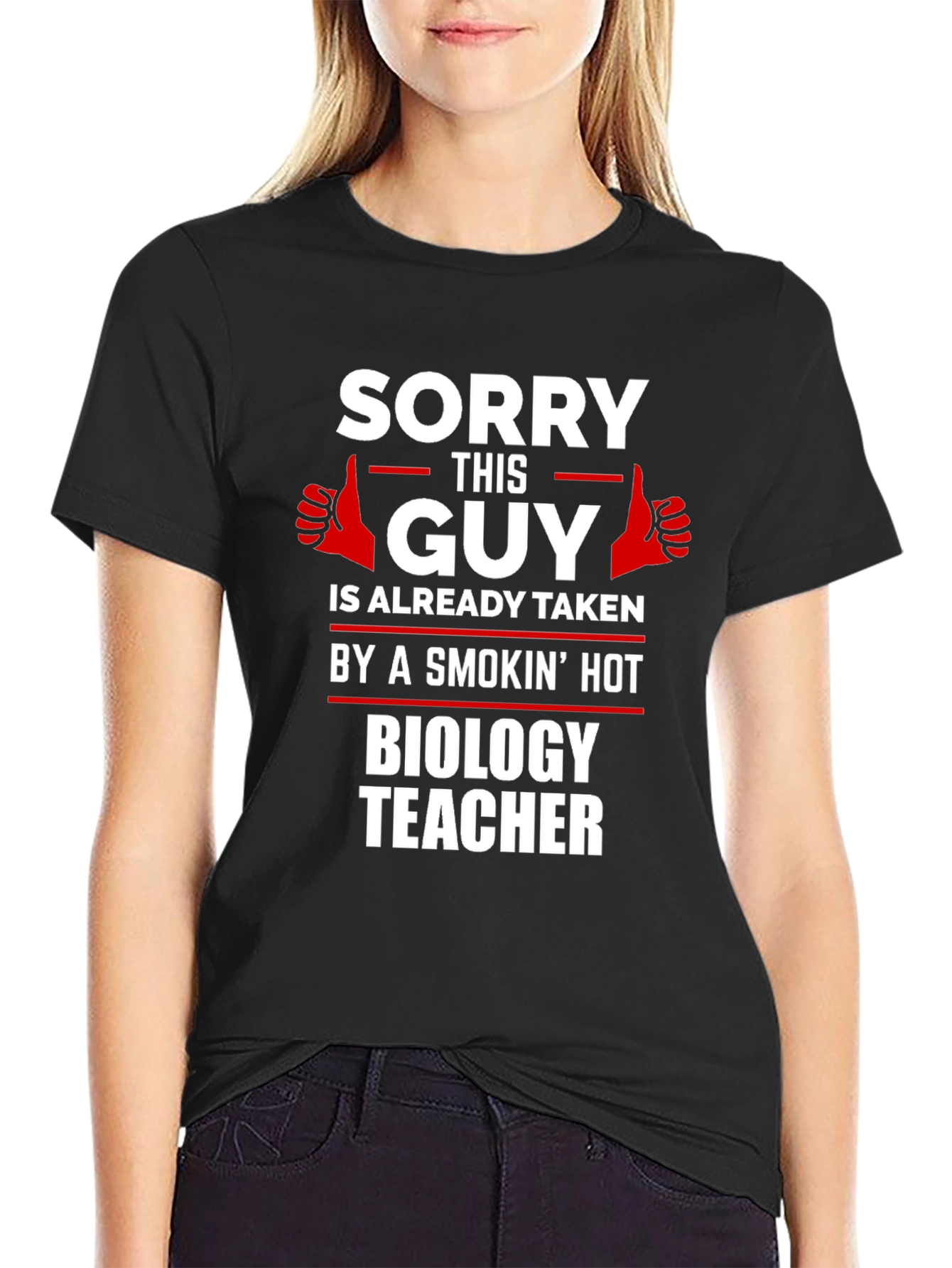Funny Taken by Biology Teacher Graphic T-Shirt