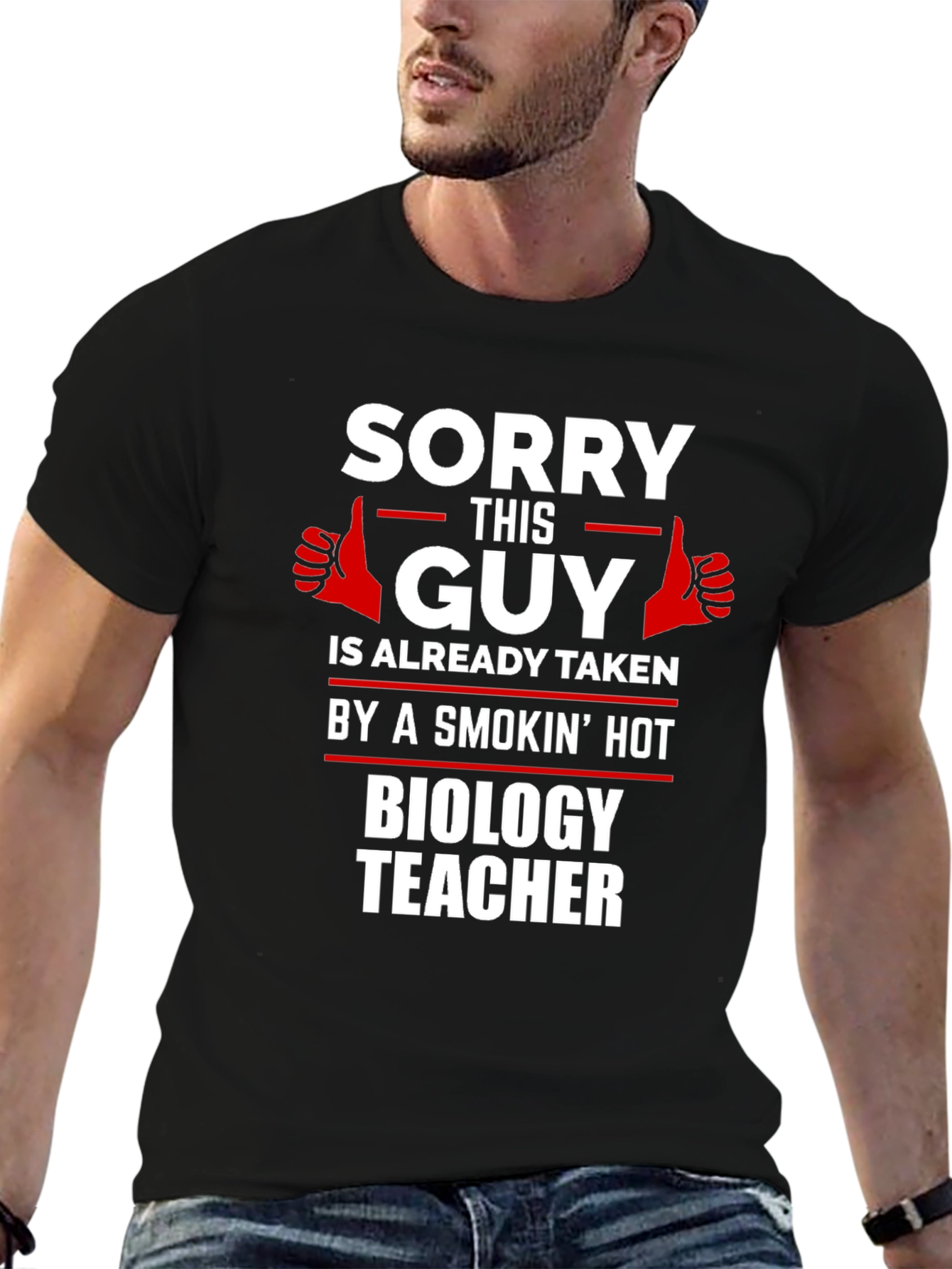 Funny Taken by Biology Teacher Graphic T-Shirt