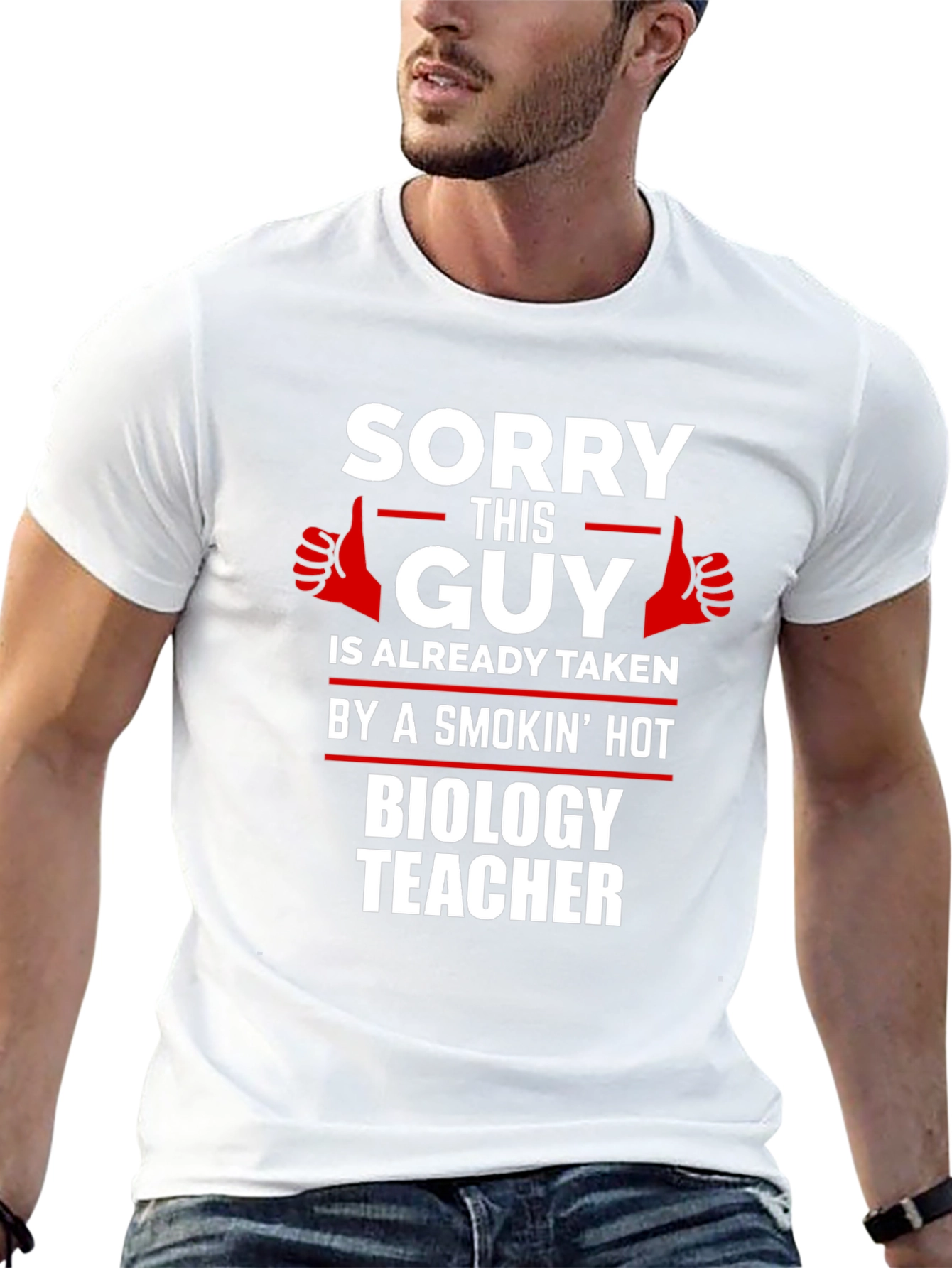 Funny Taken by Biology Teacher Graphic T-Shirt