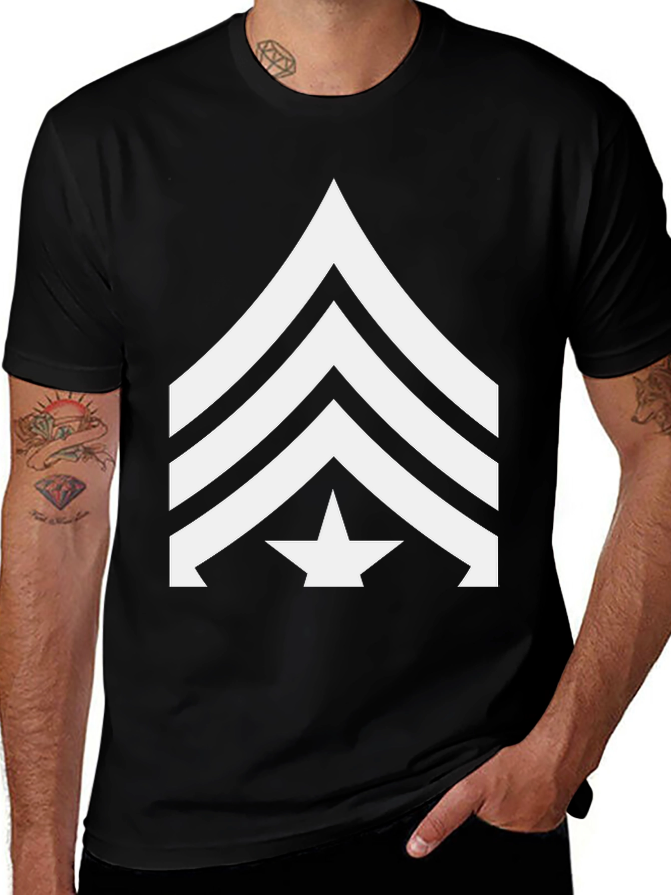 Sergeant First Class Graphic Tee - Black