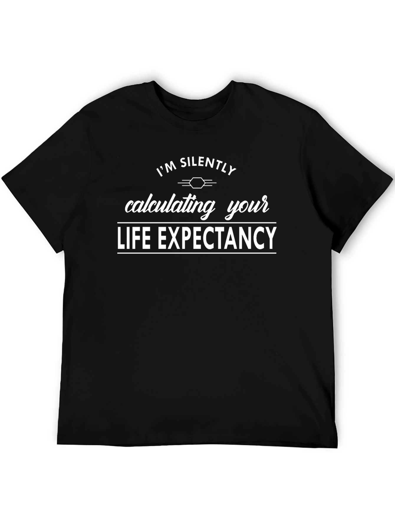 Calculating Your Life Expectancy Graphic Tee