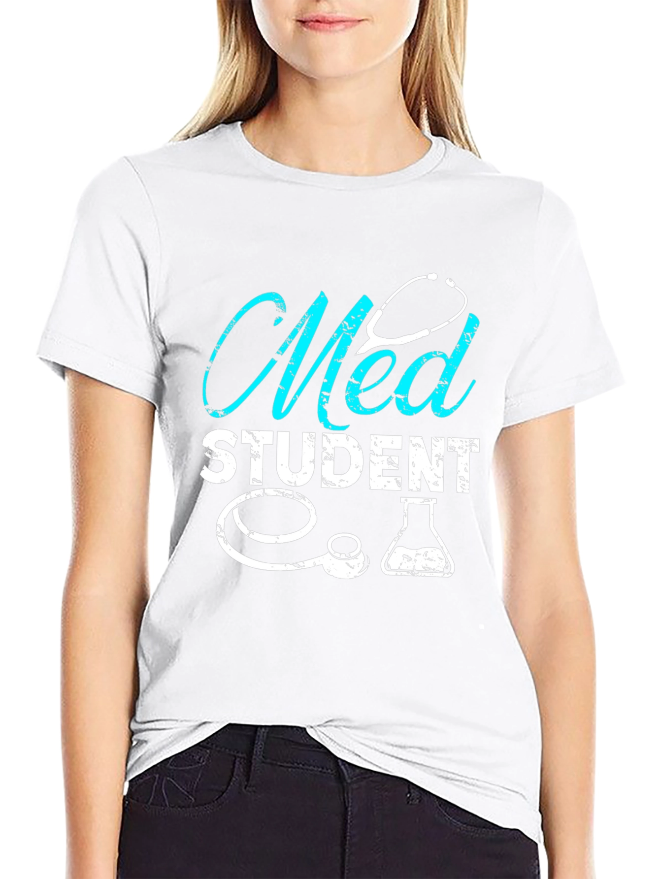 Med Student Graphic T-Shirt - Black