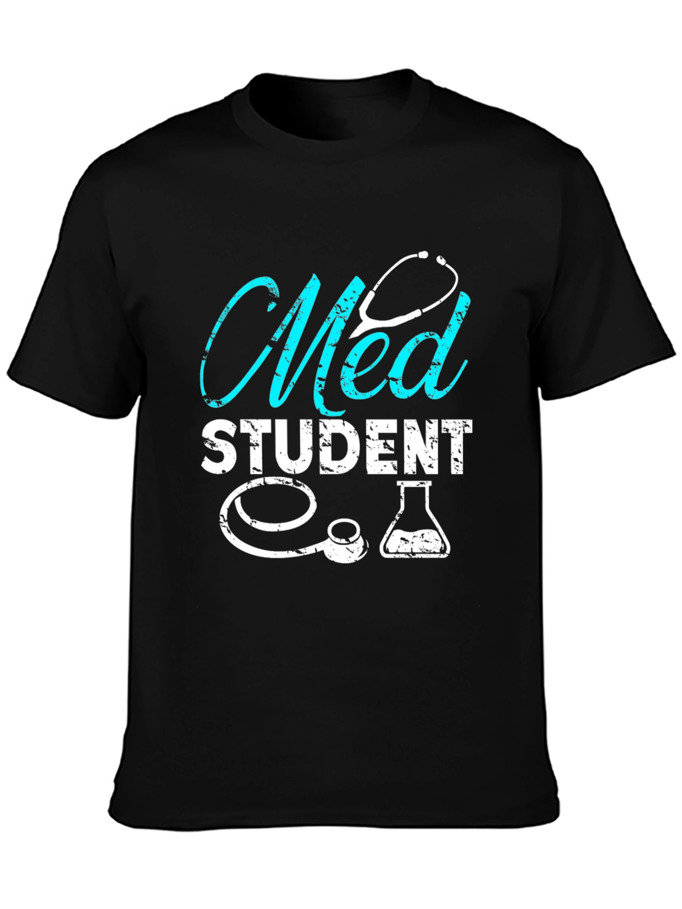 Med Student Graphic T-Shirt - Black