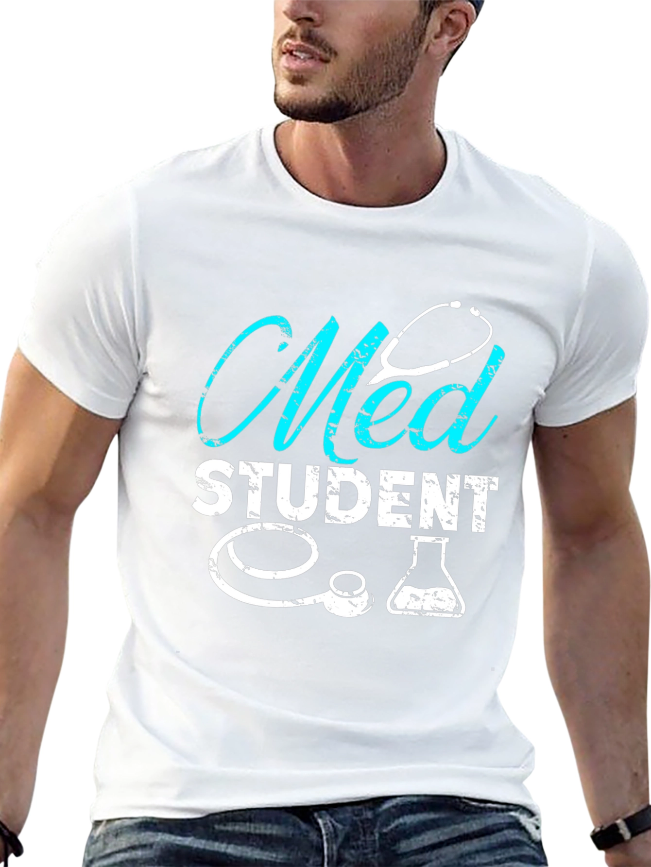 Med Student Graphic T-Shirt - Black
