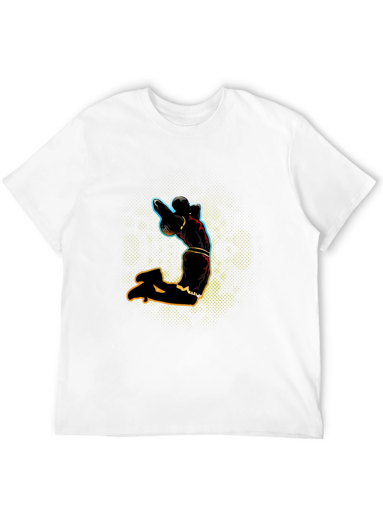 Black T-Shirt with Sport Graphic