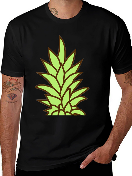 Pineapple Top Graphic Tee - Tropical Vibe