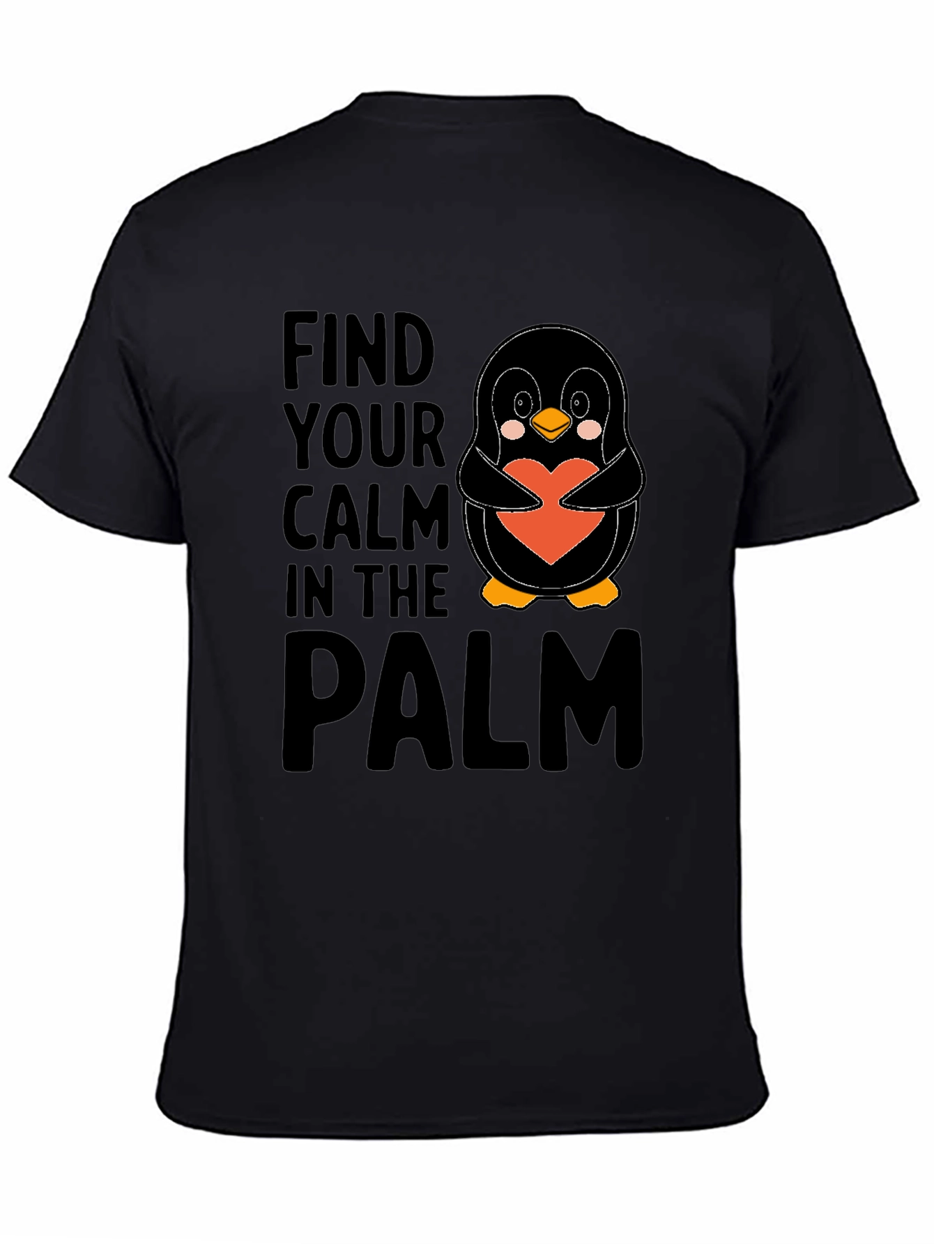 Penguin Heart T-Shirt - Find Your Calm