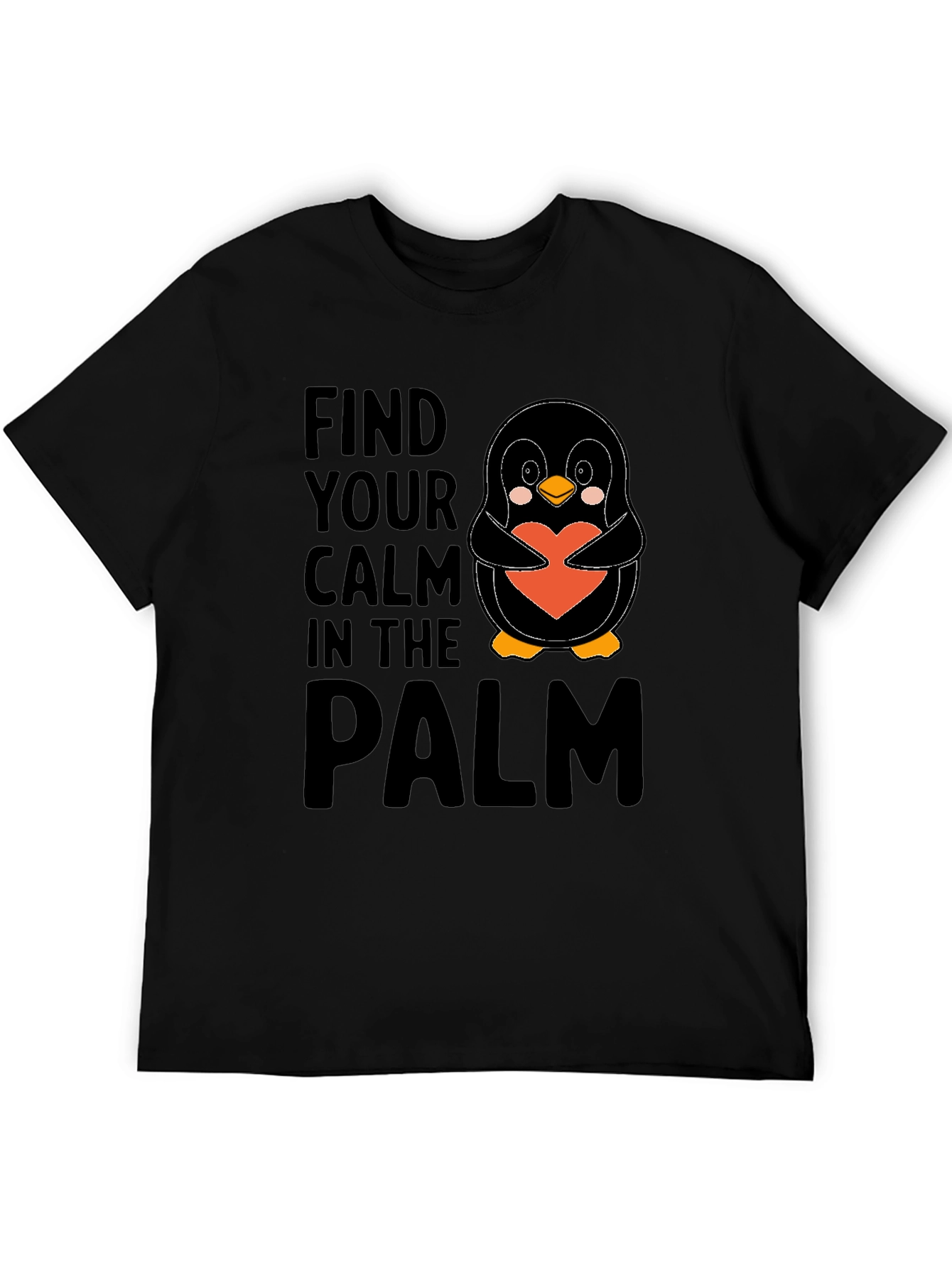 Penguin Heart T-Shirt - Find Your Calm