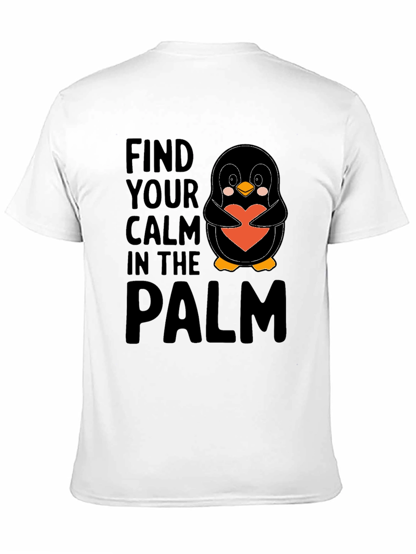 Penguin Heart T-Shirt - Find Your Calm