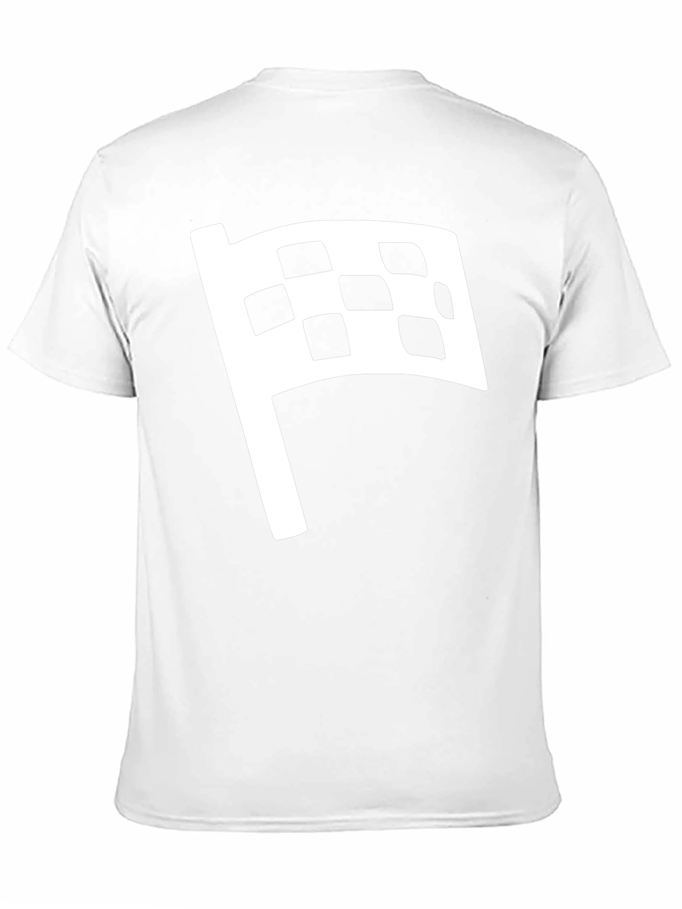 Checkered Flag Graphic Tee - Race Day Style
