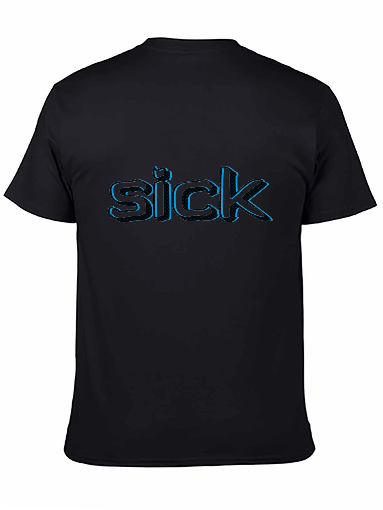 Sick Graphic T-Shirt - Mens Black Tee