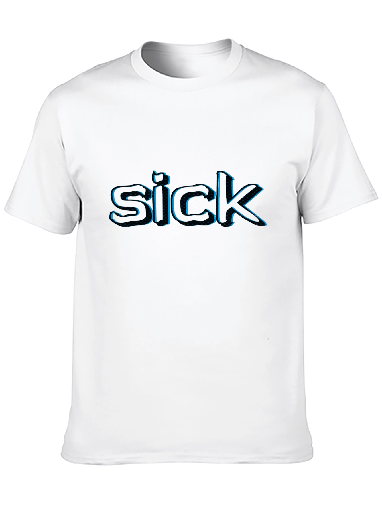 Sick Graphic T-Shirt - Mens Black Tee