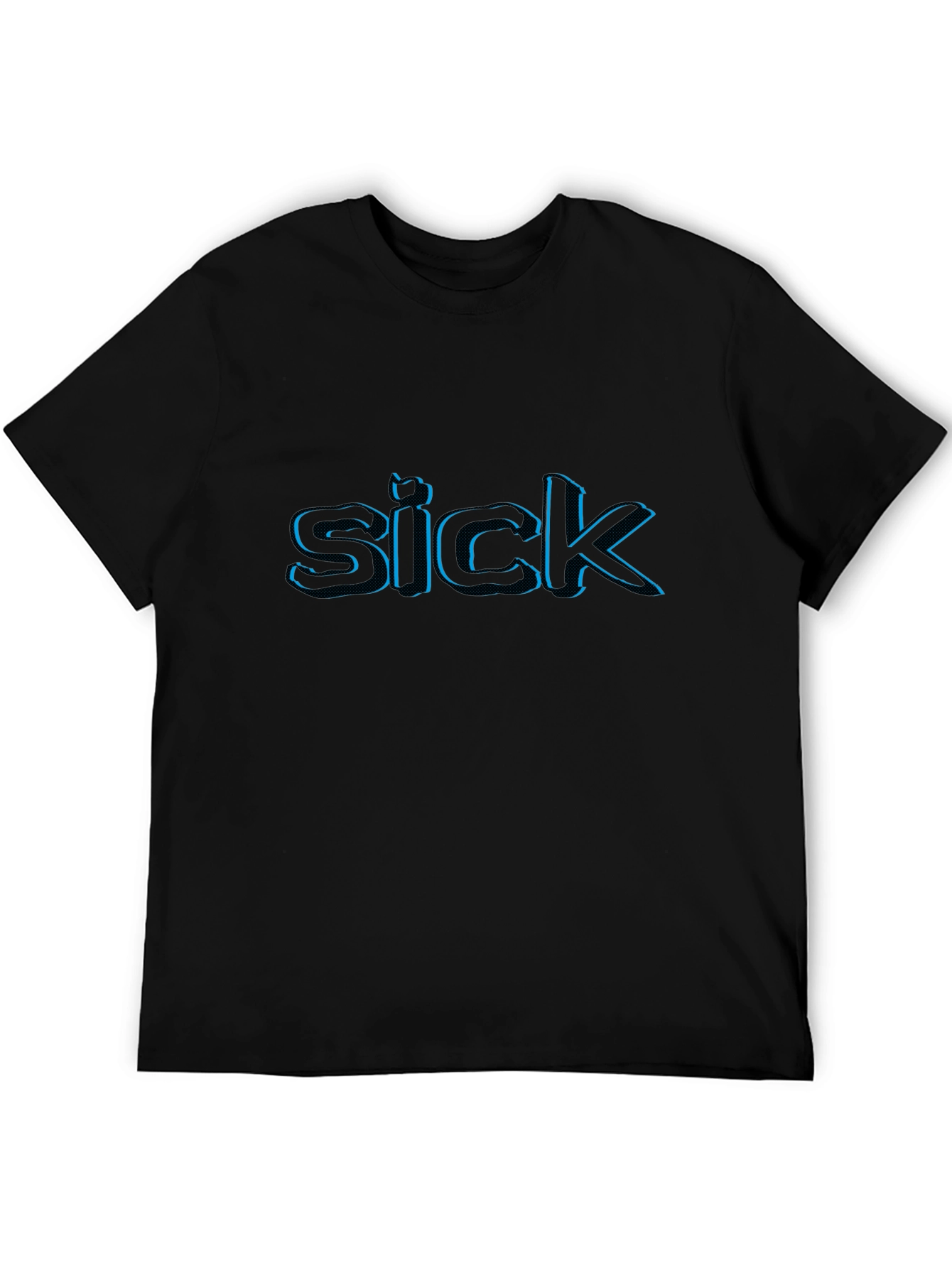 Sick Graphic T-Shirt - Mens Black Tee