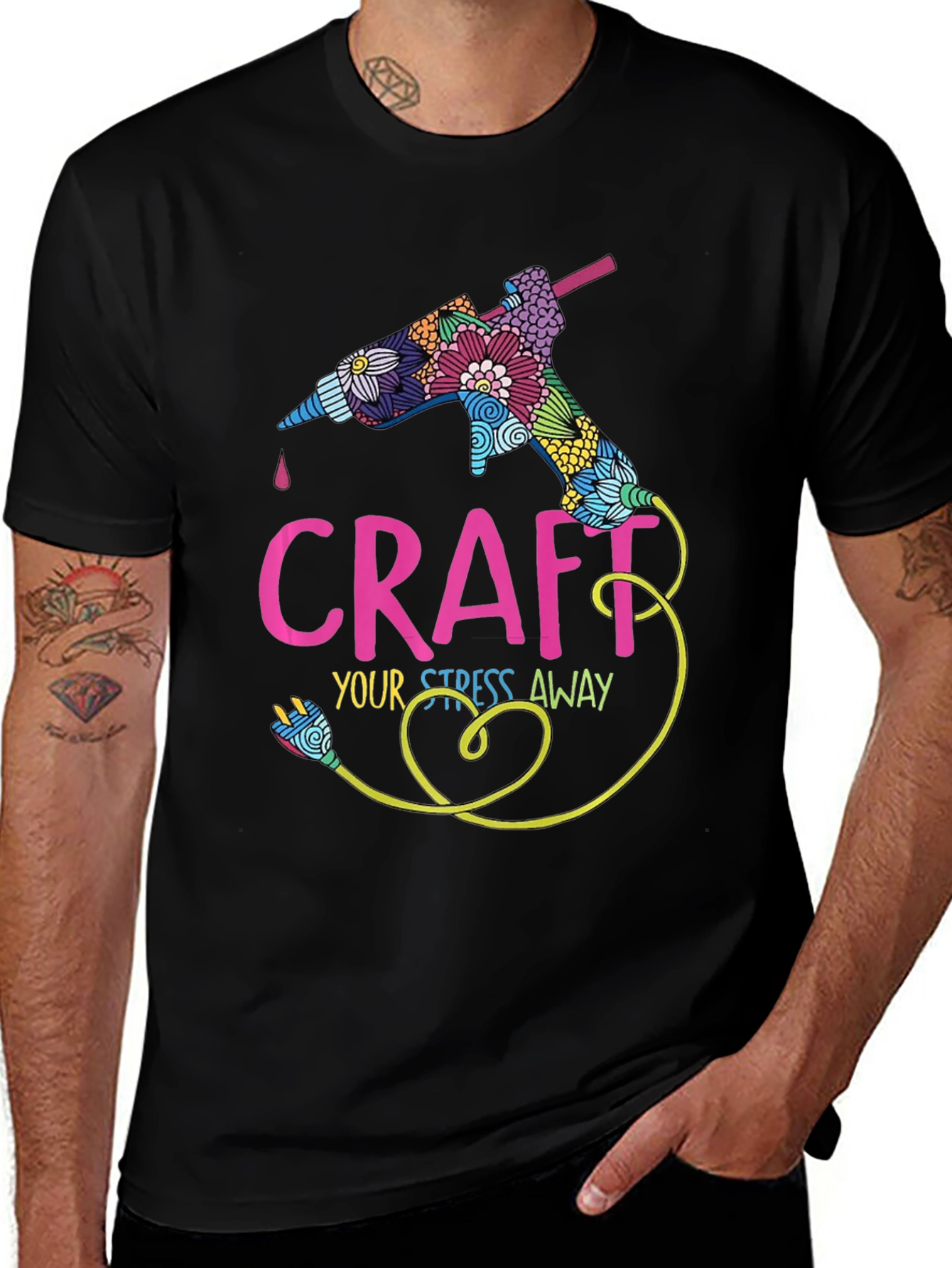 Craft Your Stress Away Graphic T-Shirt