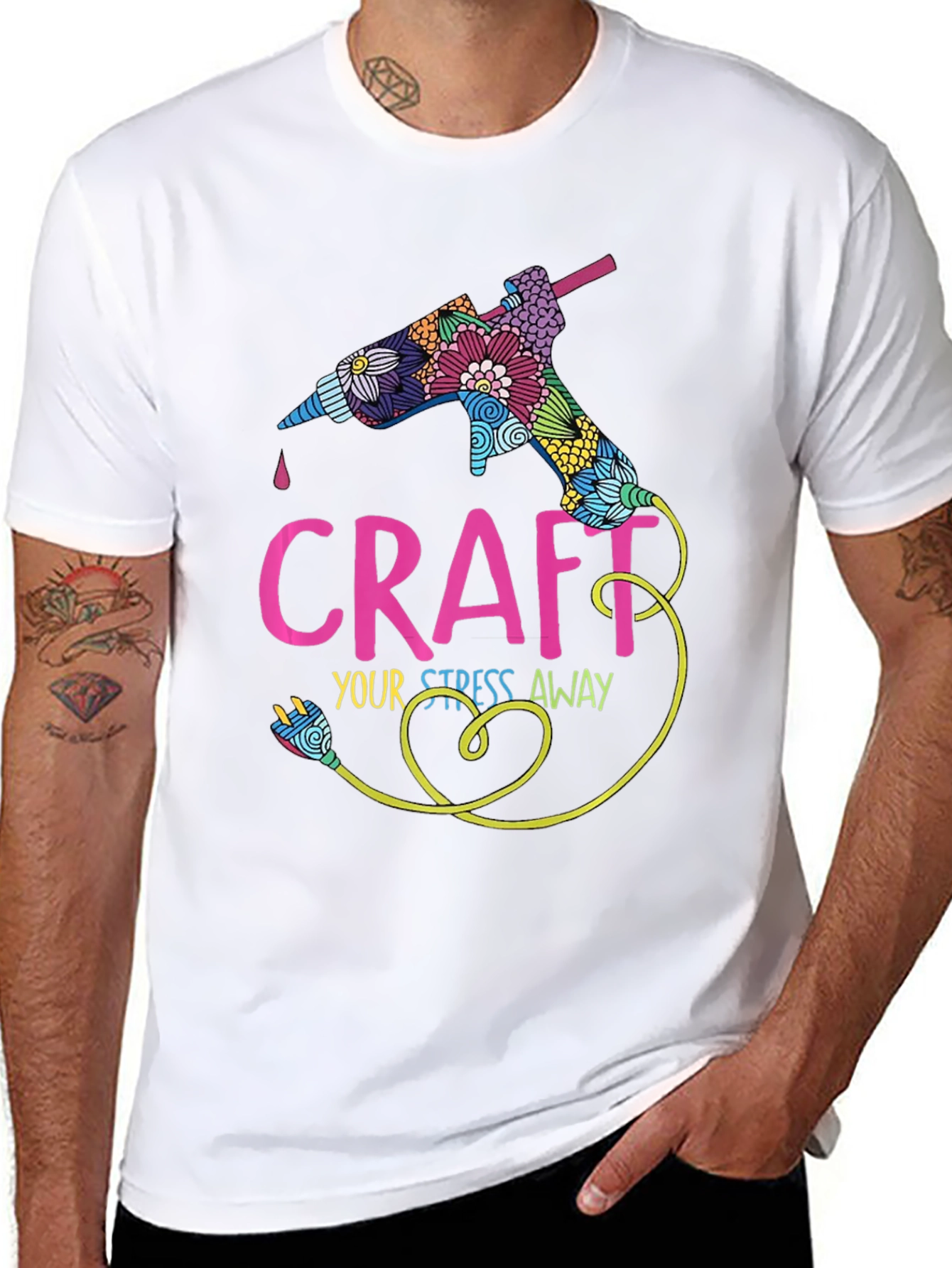 Craft Your Stress Away Graphic T-Shirt
