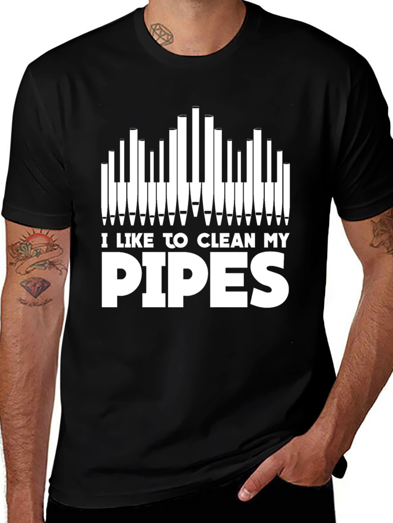 Clean My Pipes Funny T-Shirt